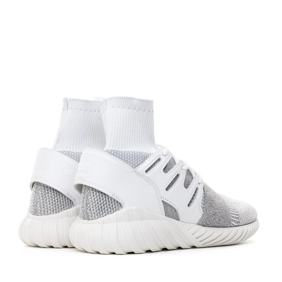 Adidas Originals Tubular Doom PK Primeknit White Grey BY3553 Adidas Classic Running Shoes for Style