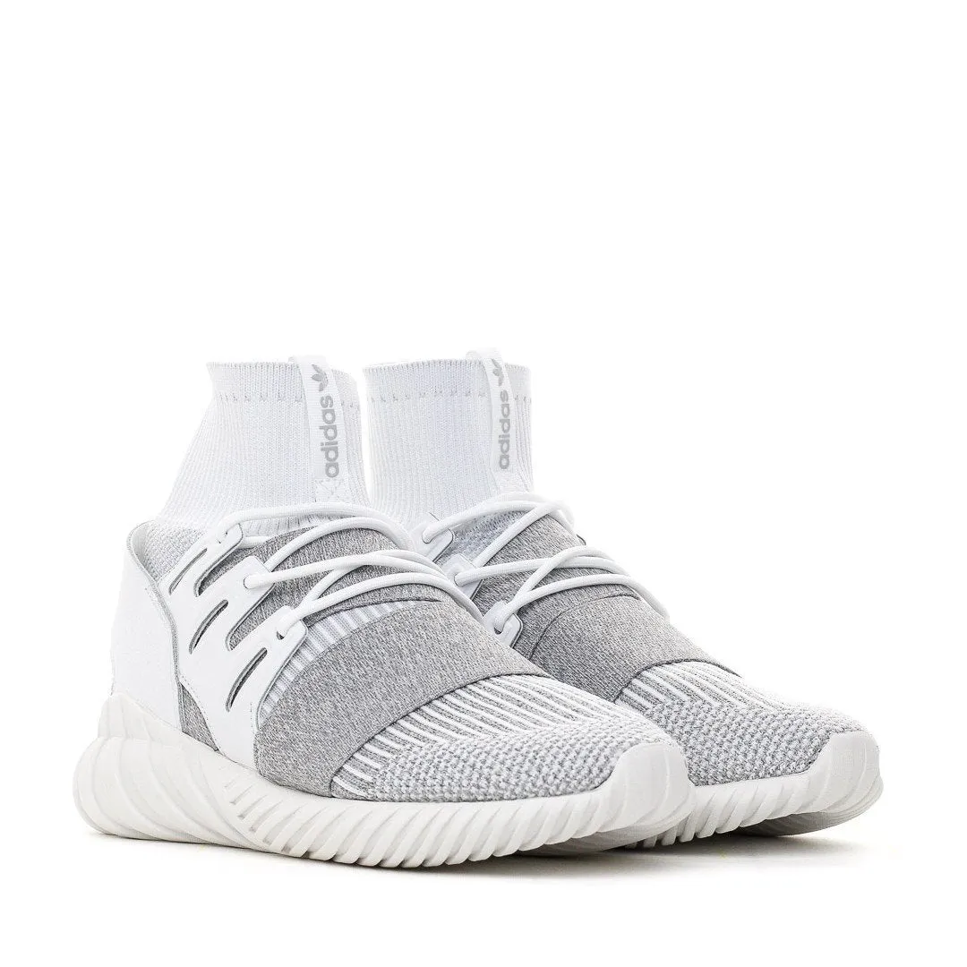 Adidas Originals Tubular Doom PK Primeknit White Grey BY3553 Adidas Classic Running Shoes for Style