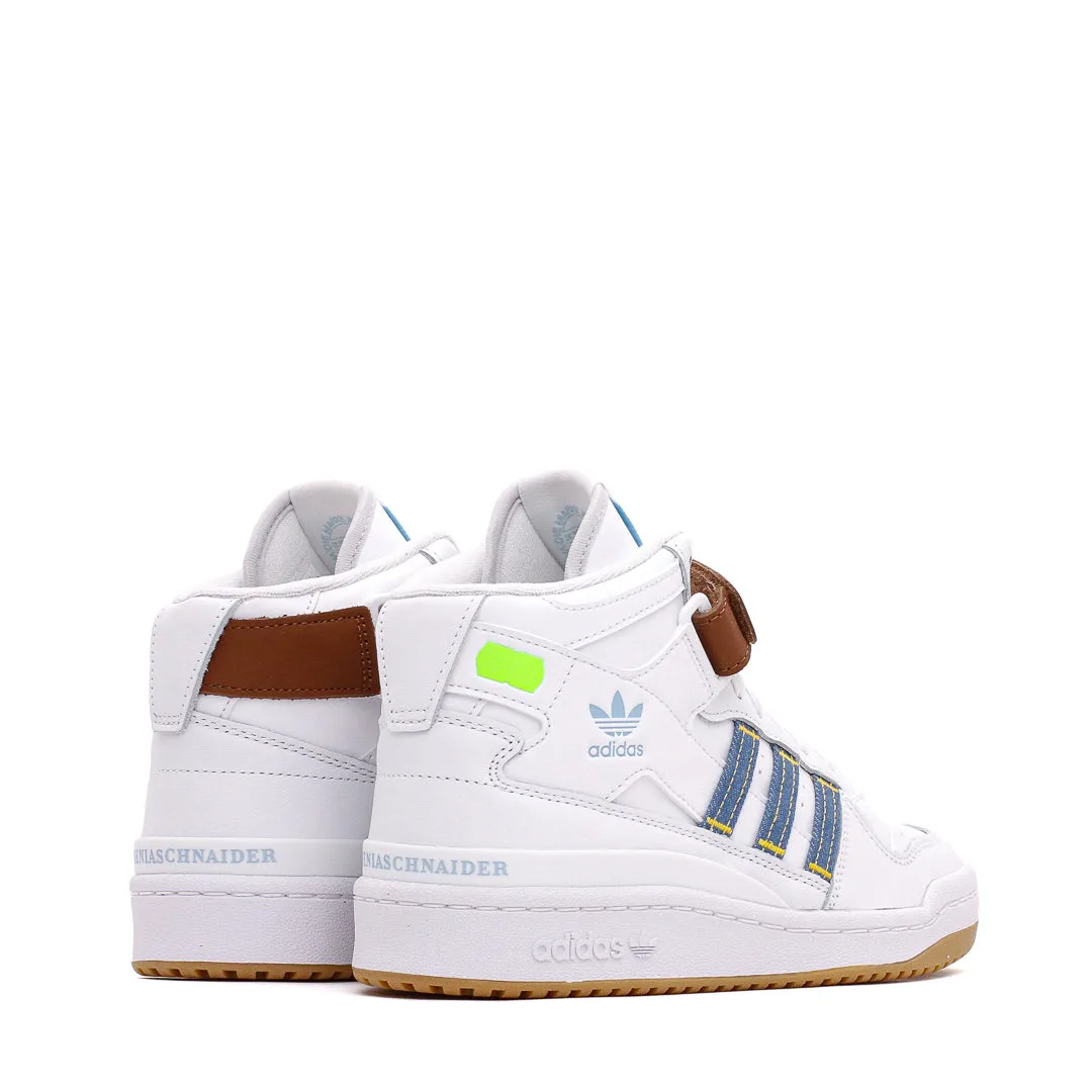 Adidas Originals Women Forum Mid x KSENIASCHNAIDER White IF7714 Adidas Classic Running Shoes for Style