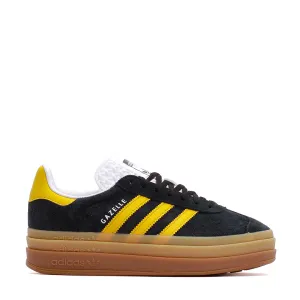 Adidas Originals Women Gazelle Bold Black Gold IE0422 Adidas versatile shoe styles