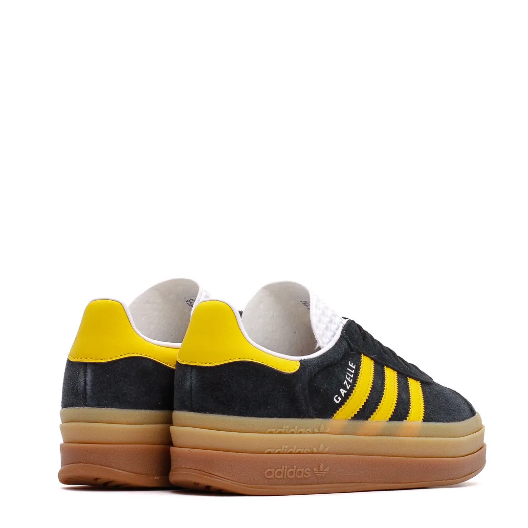 Adidas Originals Women Gazelle Bold Black Gold IE0422 Adidas Classic Running Shoes for Style