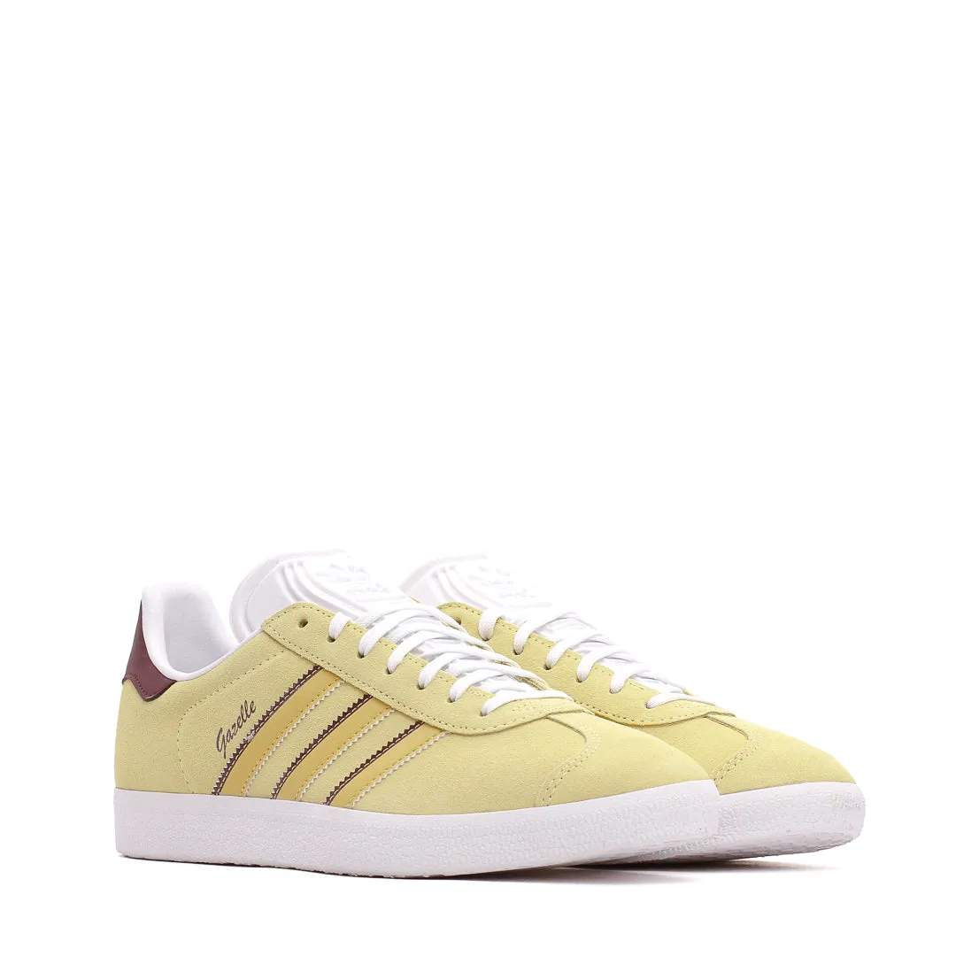 Adidas Originals Women Gazelle Yellow IE0443 Adidas Classic Running Shoes for Style