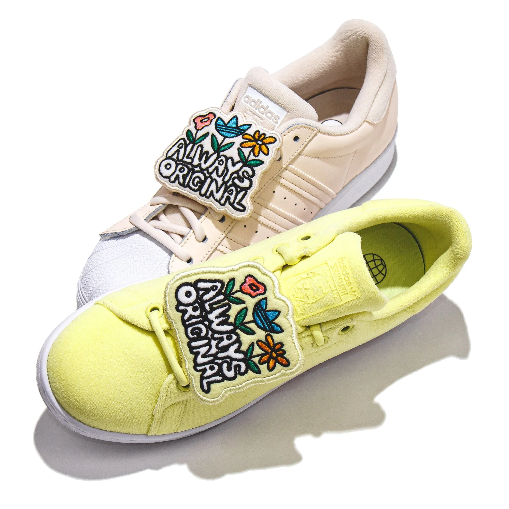 Adidas Originals Women Stan Smith Yellow GX8553 Adidas Classic Running Shoes for Style