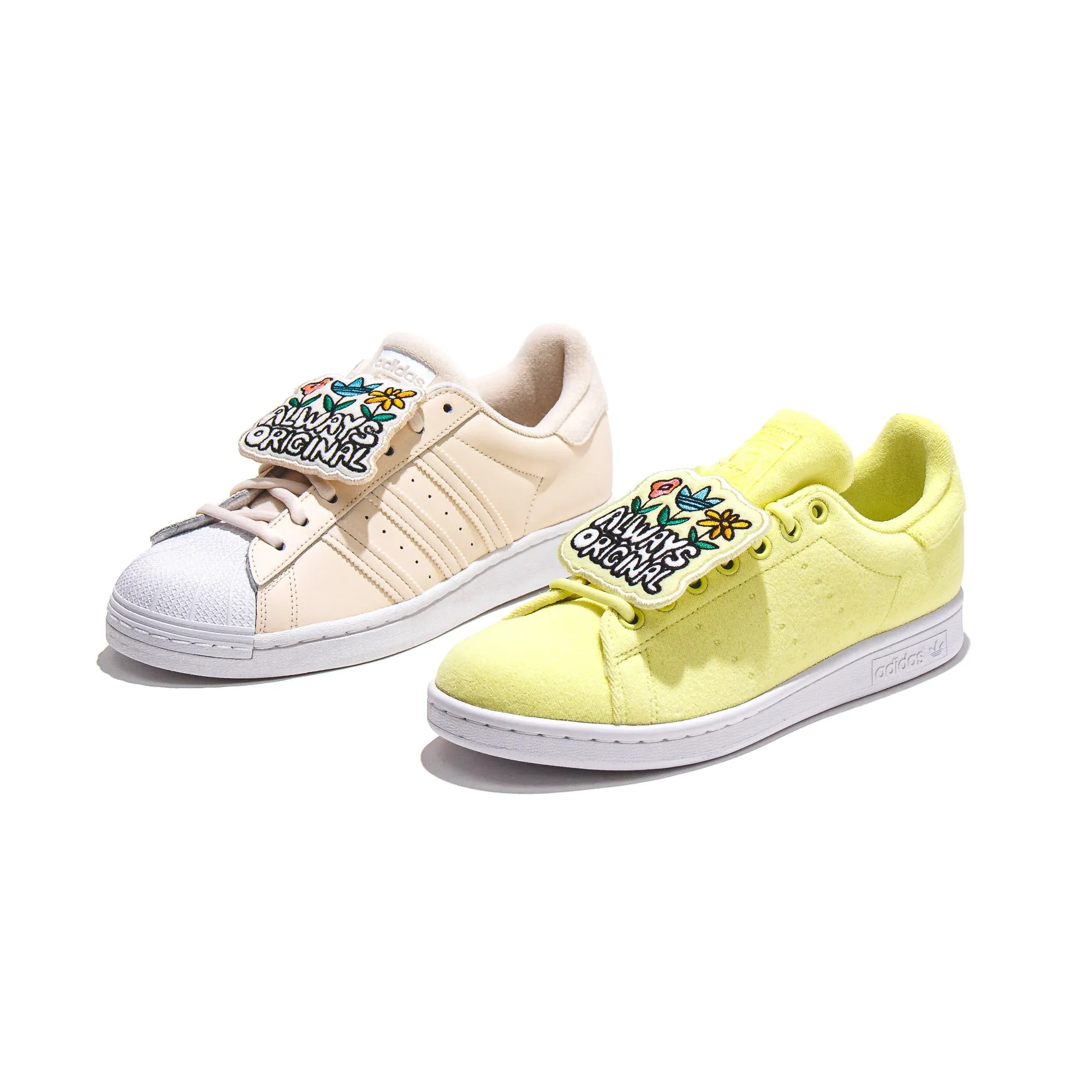 Adidas Originals Women Stan Smith Yellow GX8553 Adidas Classic Running Shoes for Style
