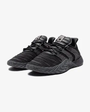 ADIDAS PW SOBAKOV 2.0 - CBLACK/ UTIBLK Adidas sporty casual shoes with three-stripe design