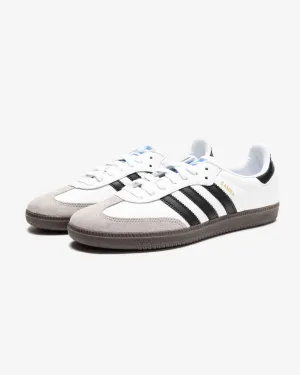 ADIDAS SAMBA OG - FTWWHT/ CBLACK Adidas sporty casual shoes with three-stripe design