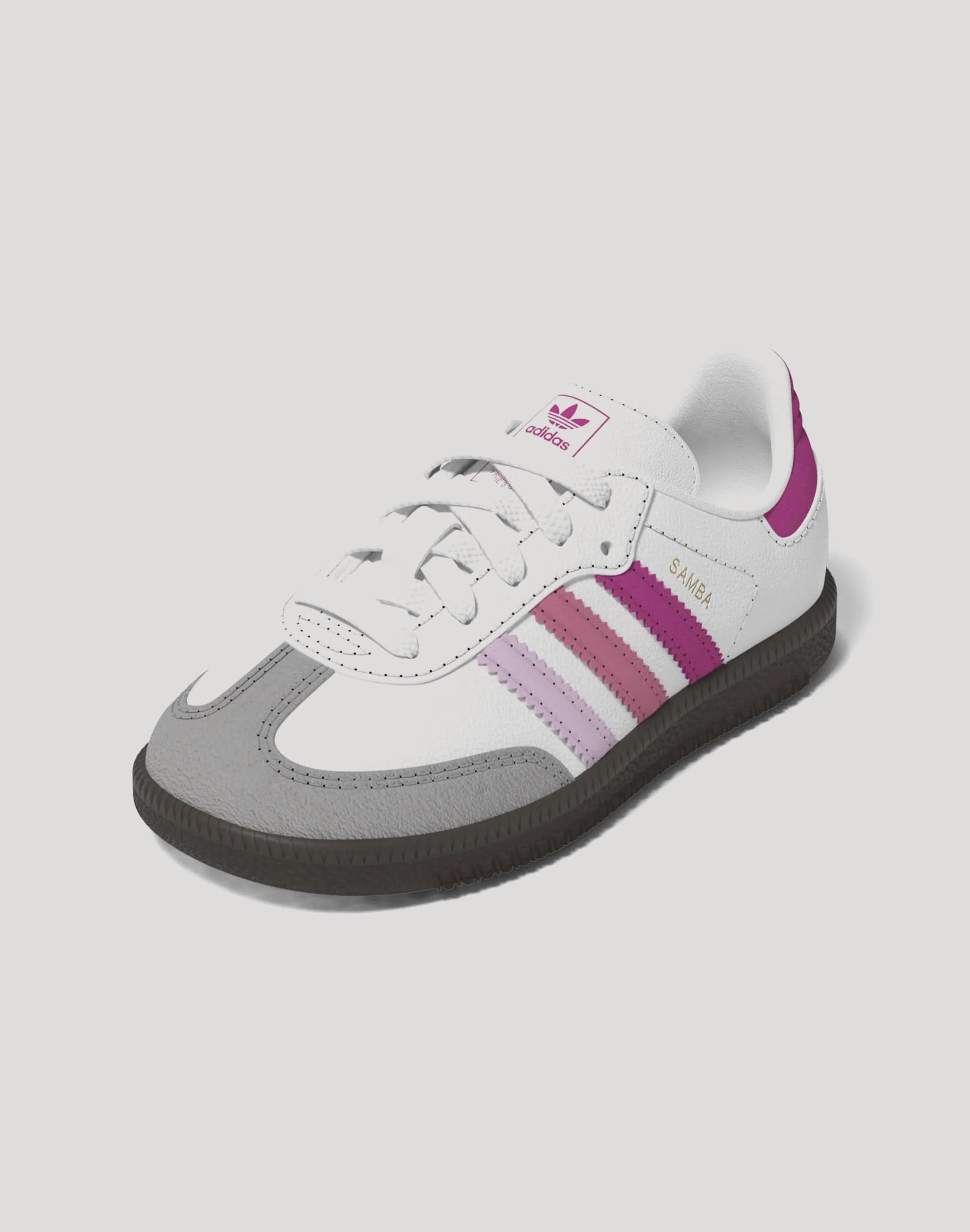 Adidas SAMBA OG J TD ROSE/ORCHID/WHT Casual Trainers