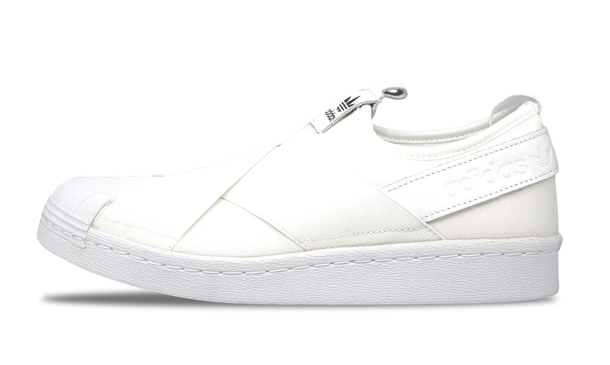 Adidas Superstar Slip-On White (W) (S81338) Women's Size 7-8 Adidas classic sneakers with modern comfort