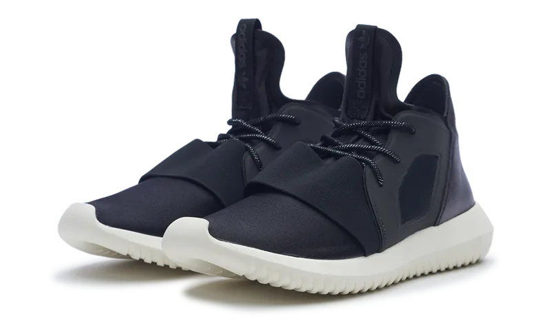 adidas Tubular Defiant Core Black (W) (S75896) Women's Size 5-7 Essential three-stripe shoes