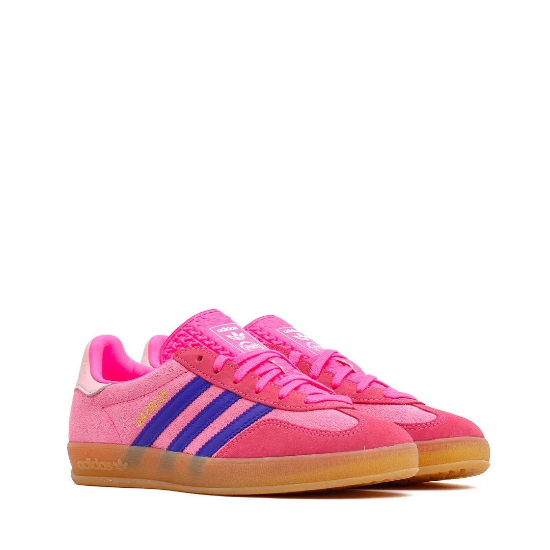 Adidas Women Gazelle Indoor Lucid Pink Purple JQ0194 Adidas Classic Running Shoes for Style