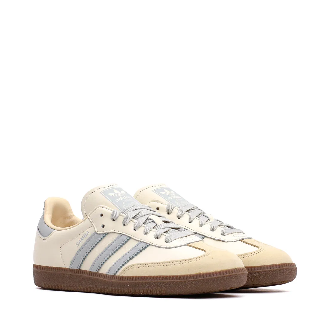 Adidas Women Samba OG Cream White Wonder Silver JH7299 Adidas Classic Running Shoes for Style