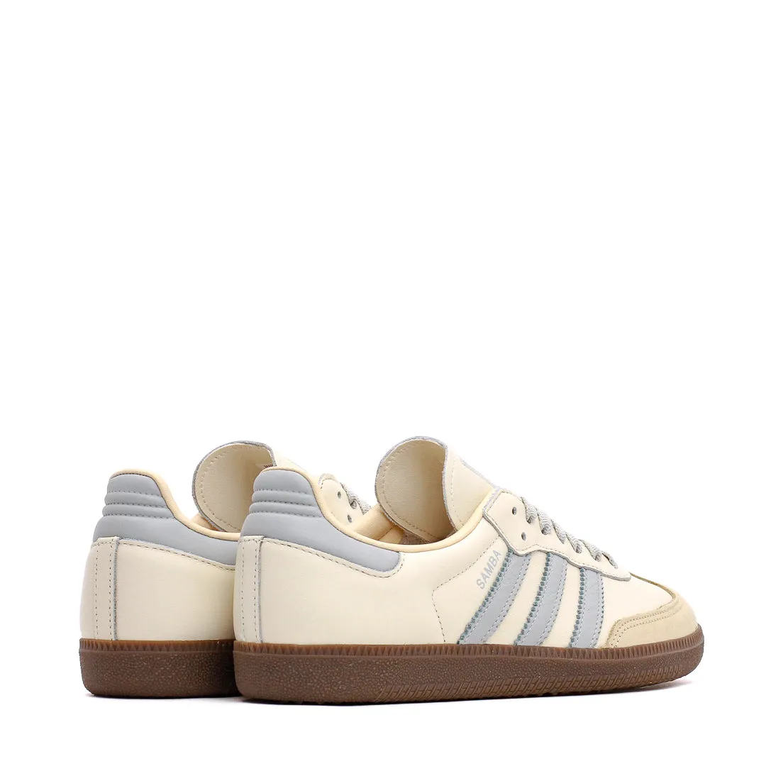 Adidas Women Samba OG Cream White Wonder Silver JH7299 Adidas Classic Running Shoes for Style