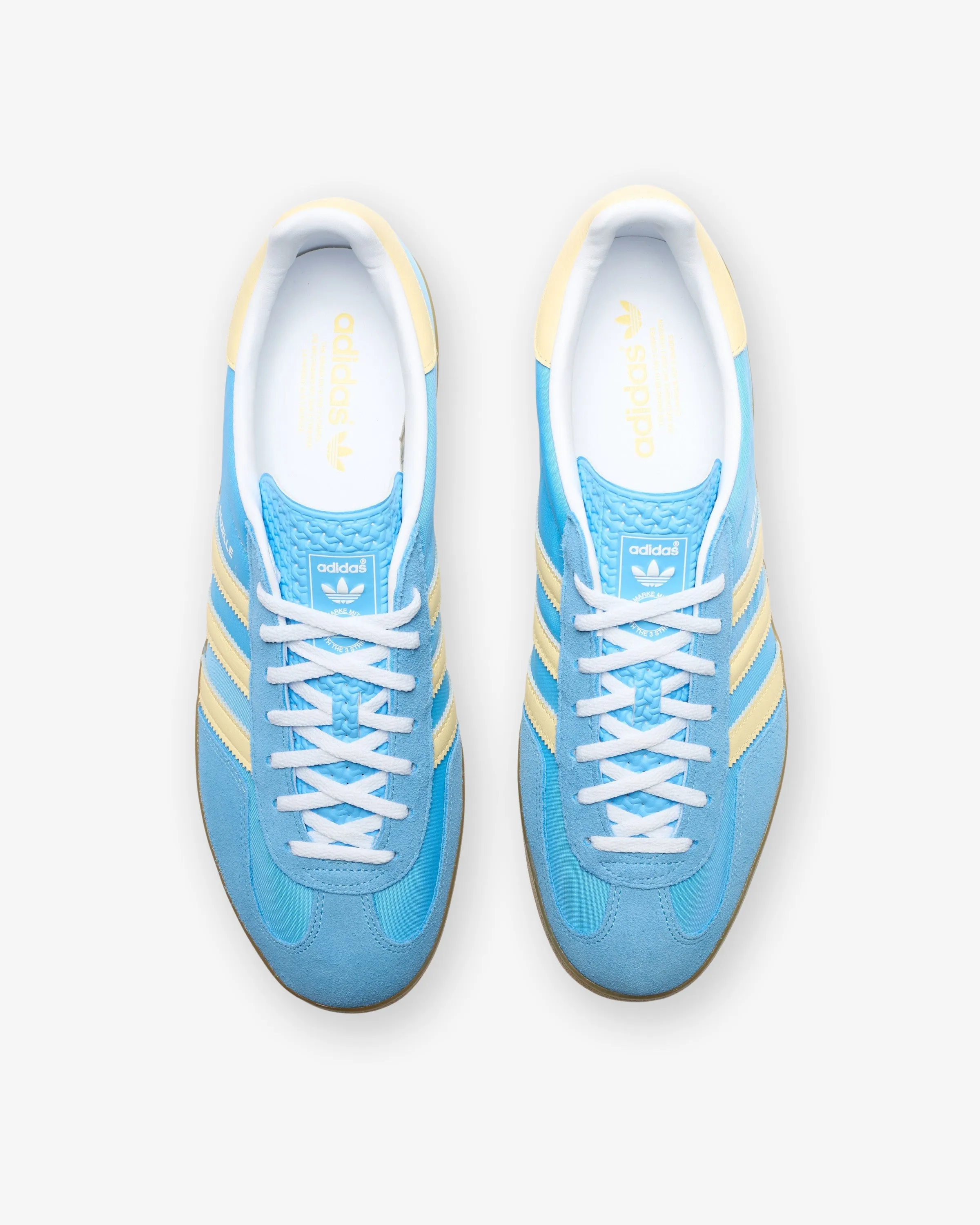 ADIDAS WOMEN'S GAZELLE INDOOR - SEBLBU/ ALMYEL/ FTWWHT Classic sport-style footwear