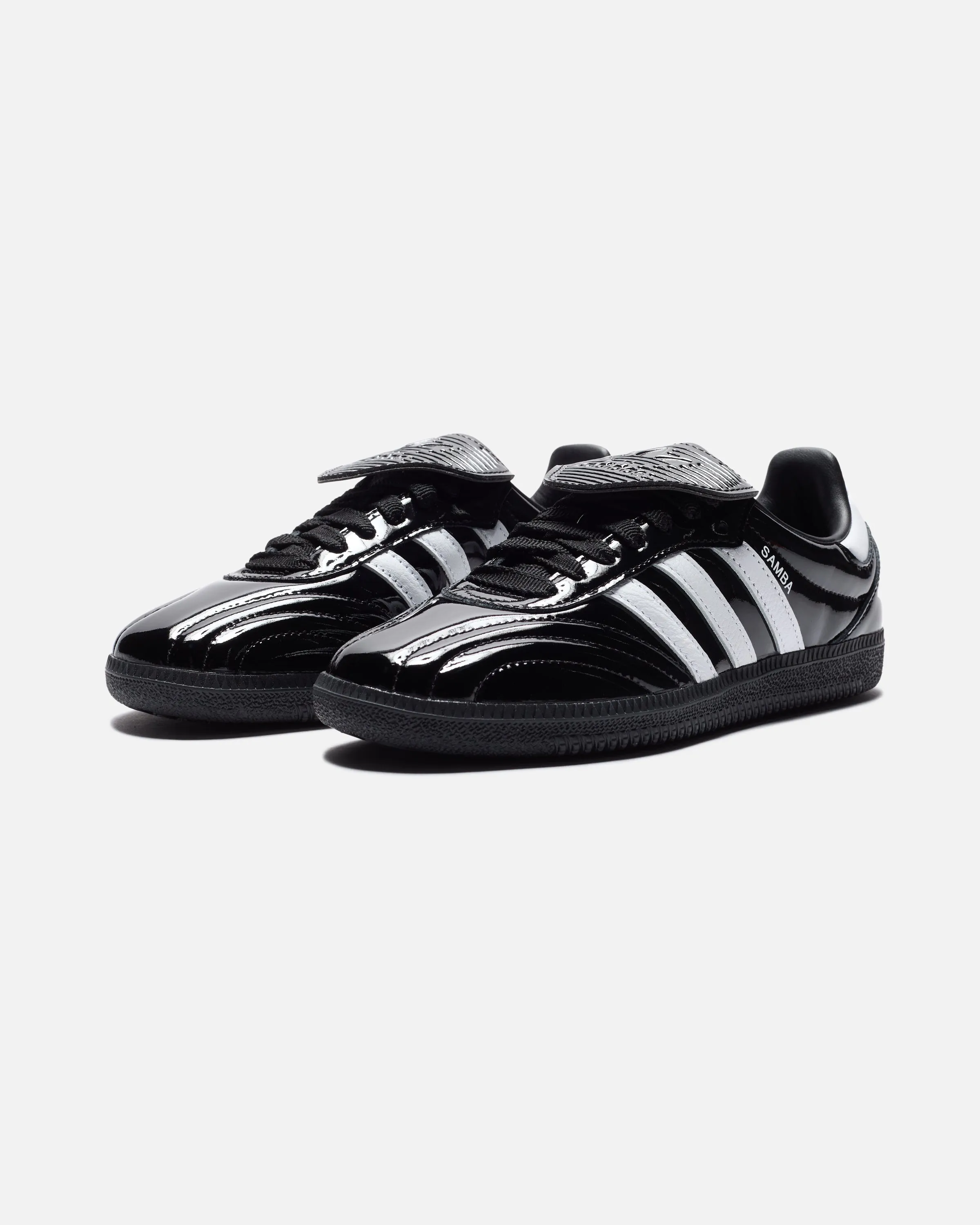 ADIDAS WOMEN'S SAMBA LT - CBLACK/ FTWWHT Adidas sporty casual shoes with three-stripe design