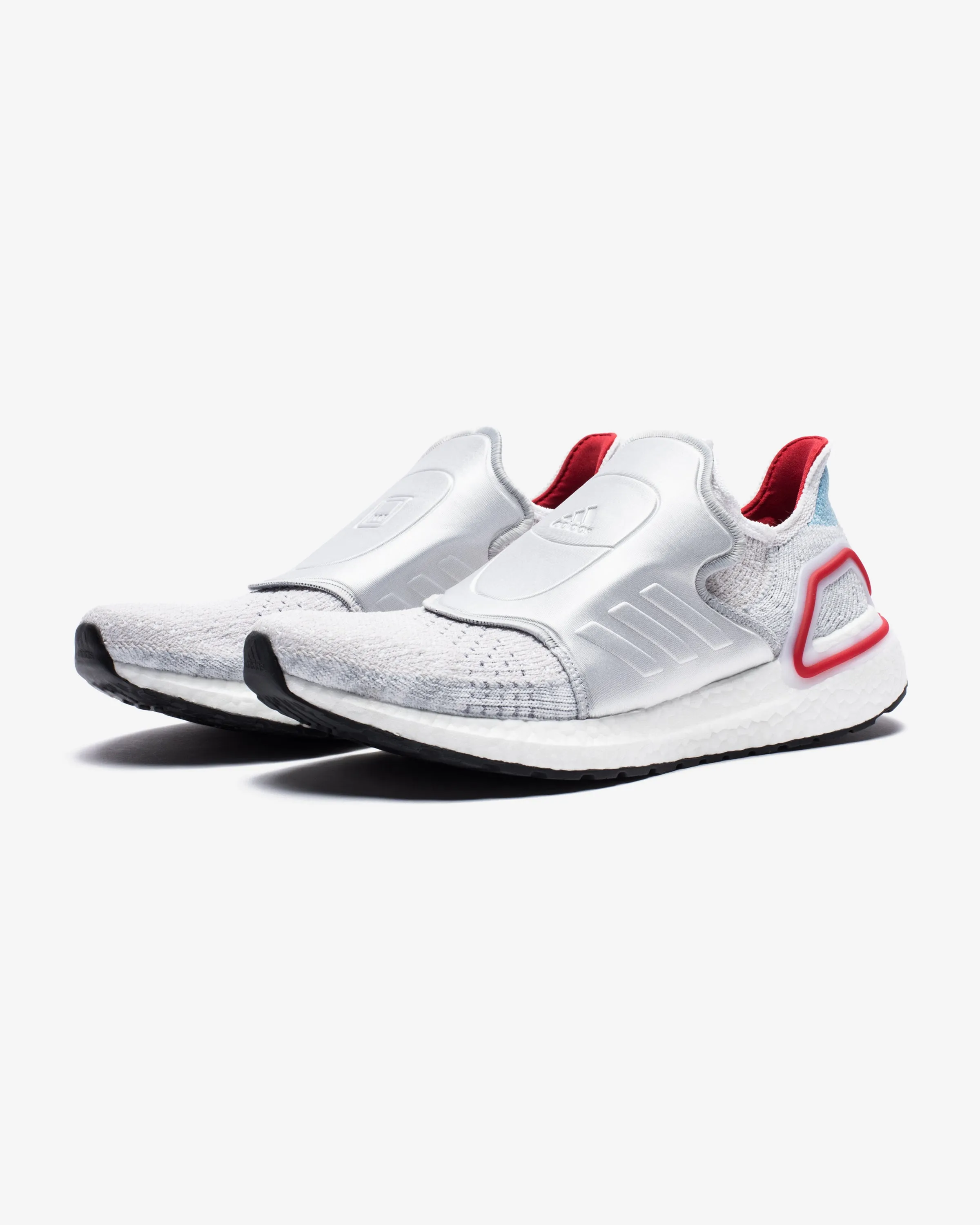 ADIDAS X DOE ULTRABOOST 19 - COREWHITE/POWERRED Adidas sporty casual shoes with three-stripe design
