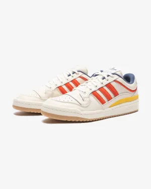 ADIDAS X WOOD WOOD FORUM LOW - OWHITE/ HAZYEL/ TECIND Adidas sporty casual shoes with three-stripe design