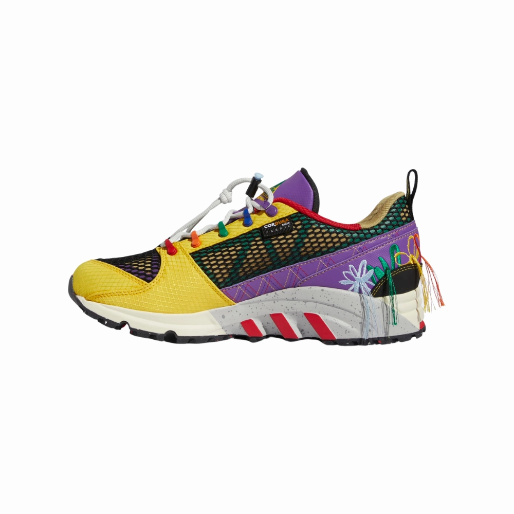 Adidas EQT Support 93 Sean Wotherspoon Bold Gold Red Active Purple Breathable Shoes