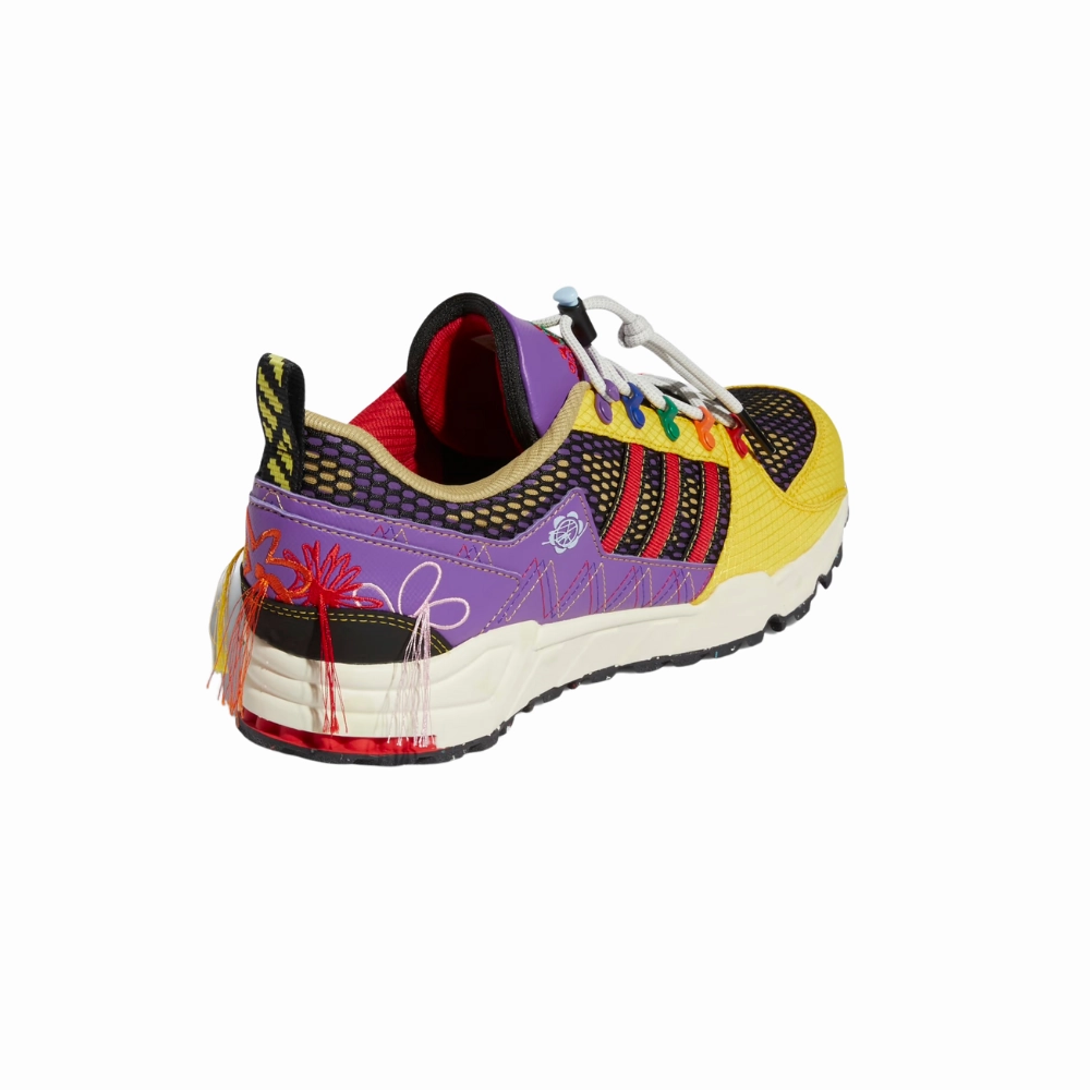Adidas EQT Support 93 Sean Wotherspoon Bold Gold Red Active Purple Breathable Shoes