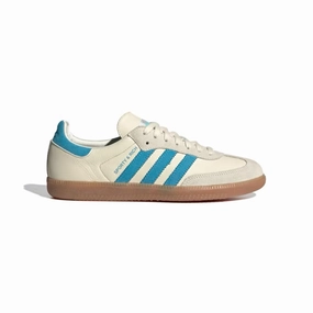 Adidas Samba OG Sporty & Rich Cream Blue Adidas lifestyle shoes with breathable mesh