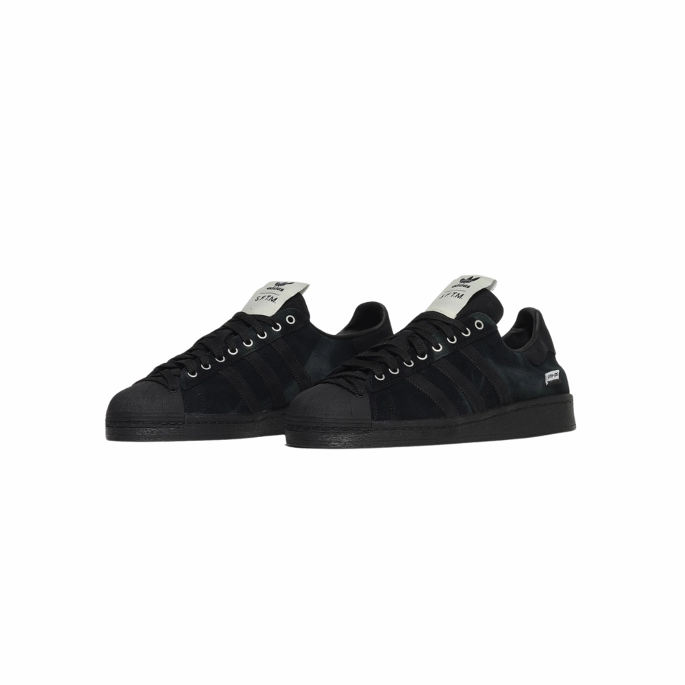 Adidas Superstar Song for the Mute Black Adidas lifestyle shoes with breathable mesh