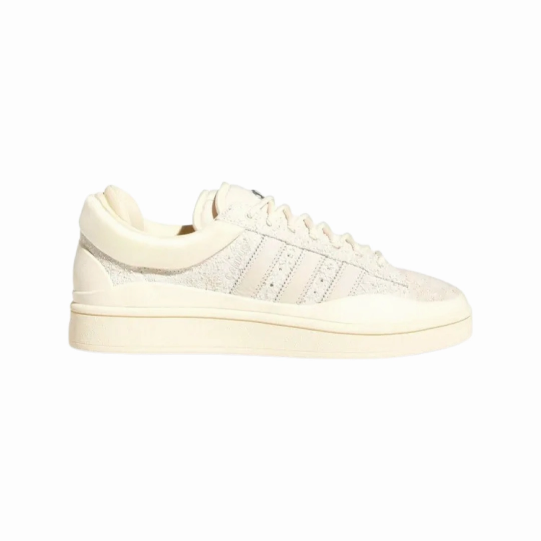 Adidas x Bad Bunny Campus Light Cloud White Aluminium Chalk White Breathable Shoes