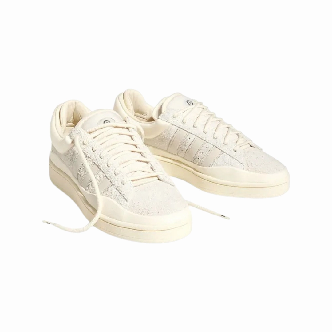 Adidas x Bad Bunny Campus Light Cloud White Aluminium Chalk White Breathable Shoes