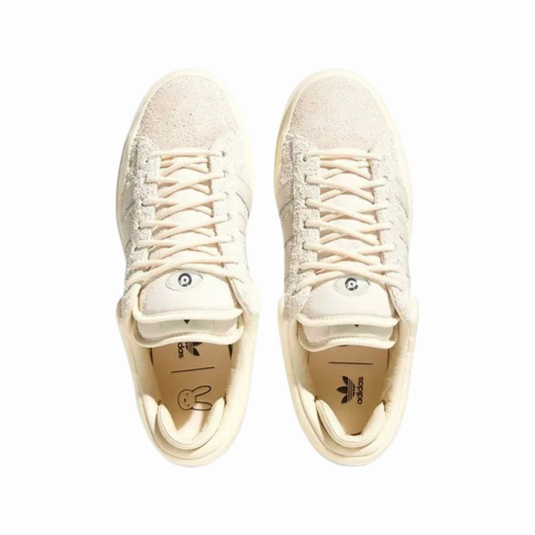 Adidas x Bad Bunny Campus Light Cloud White Aluminium Chalk White Breathable Shoes