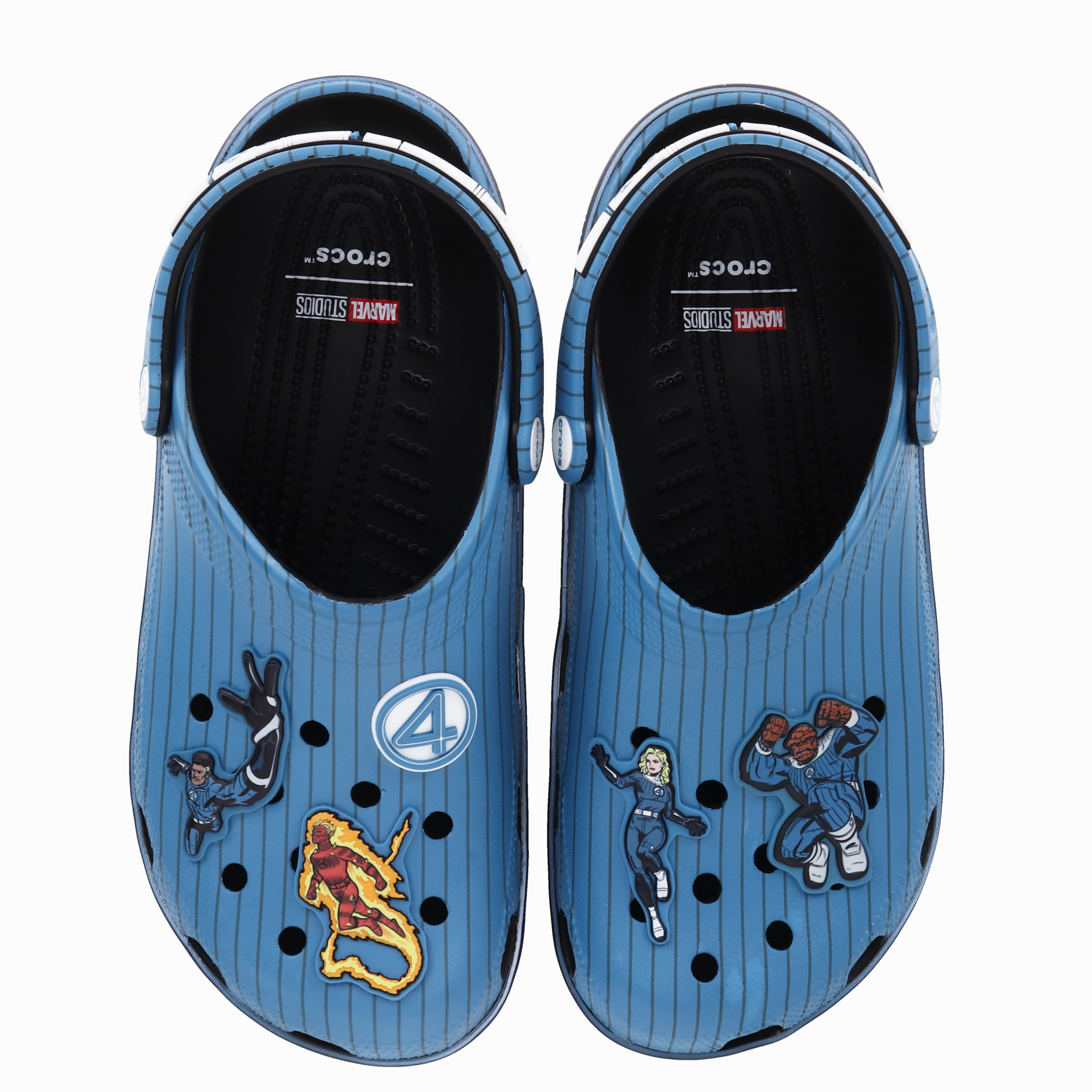 Adult Fantastic 4 Classic Clog Crocs slip-on shoes for casual use