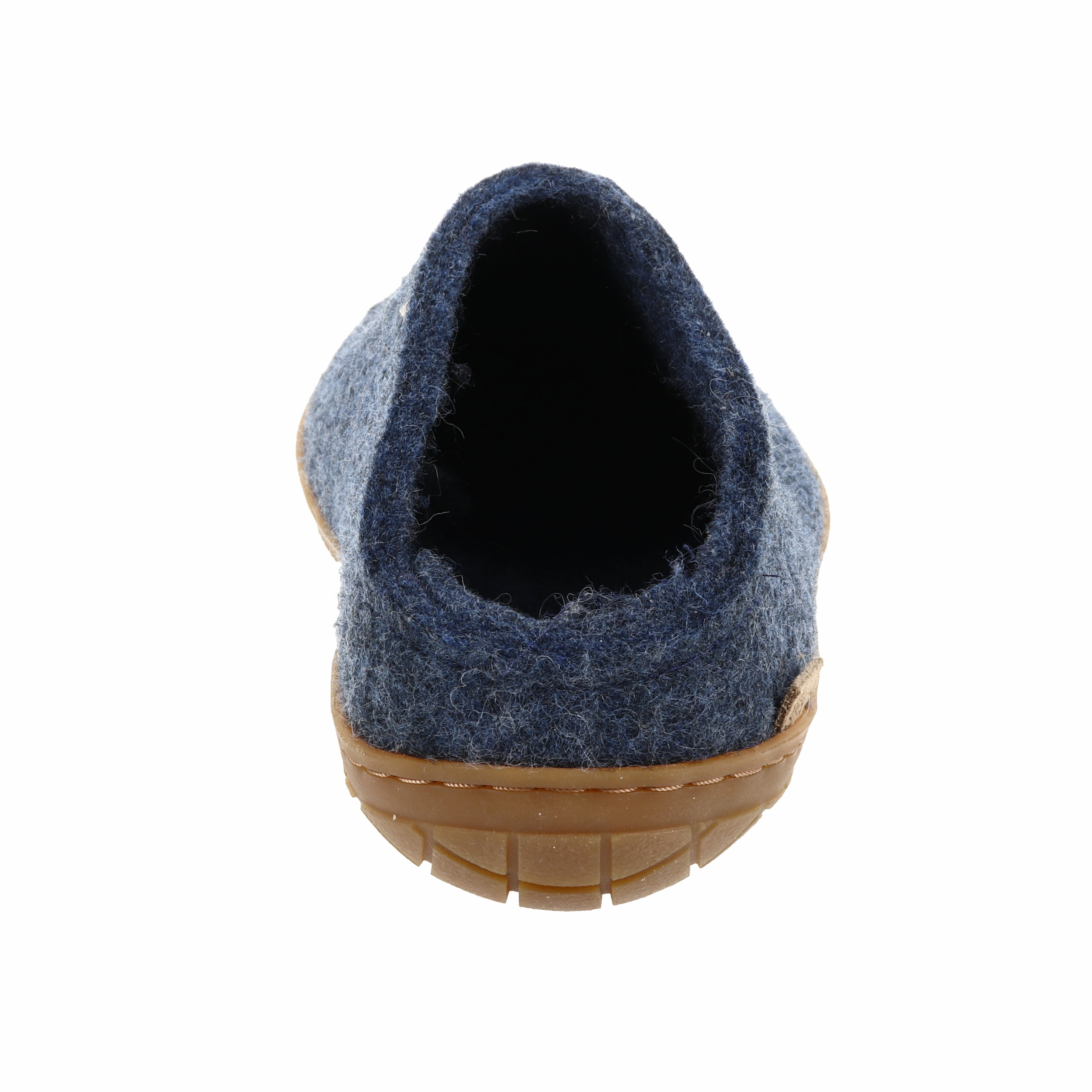 Adult Slip On Rubber Cozy Wool Slippers