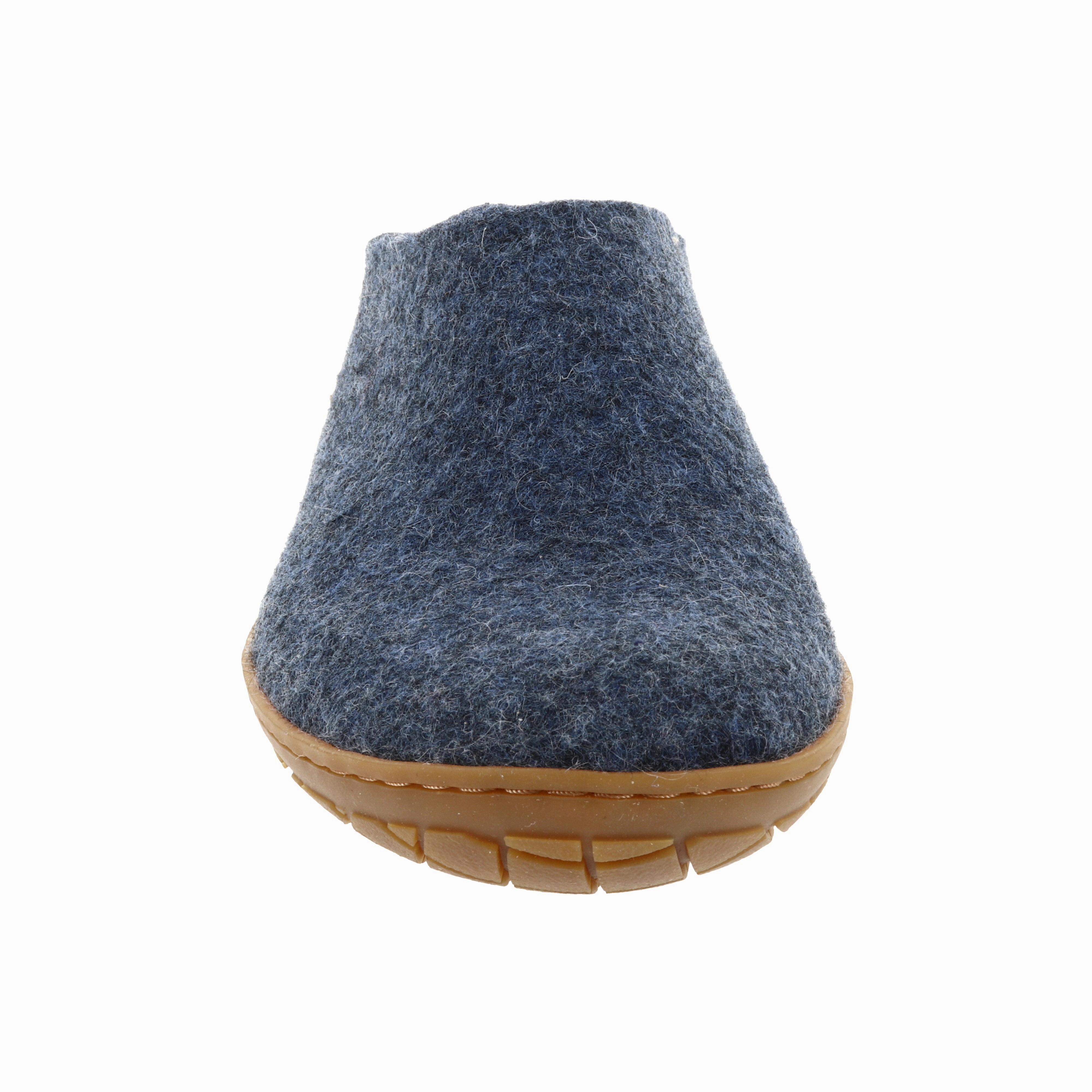 Adult Slip On Rubber Cozy Wool Slippers