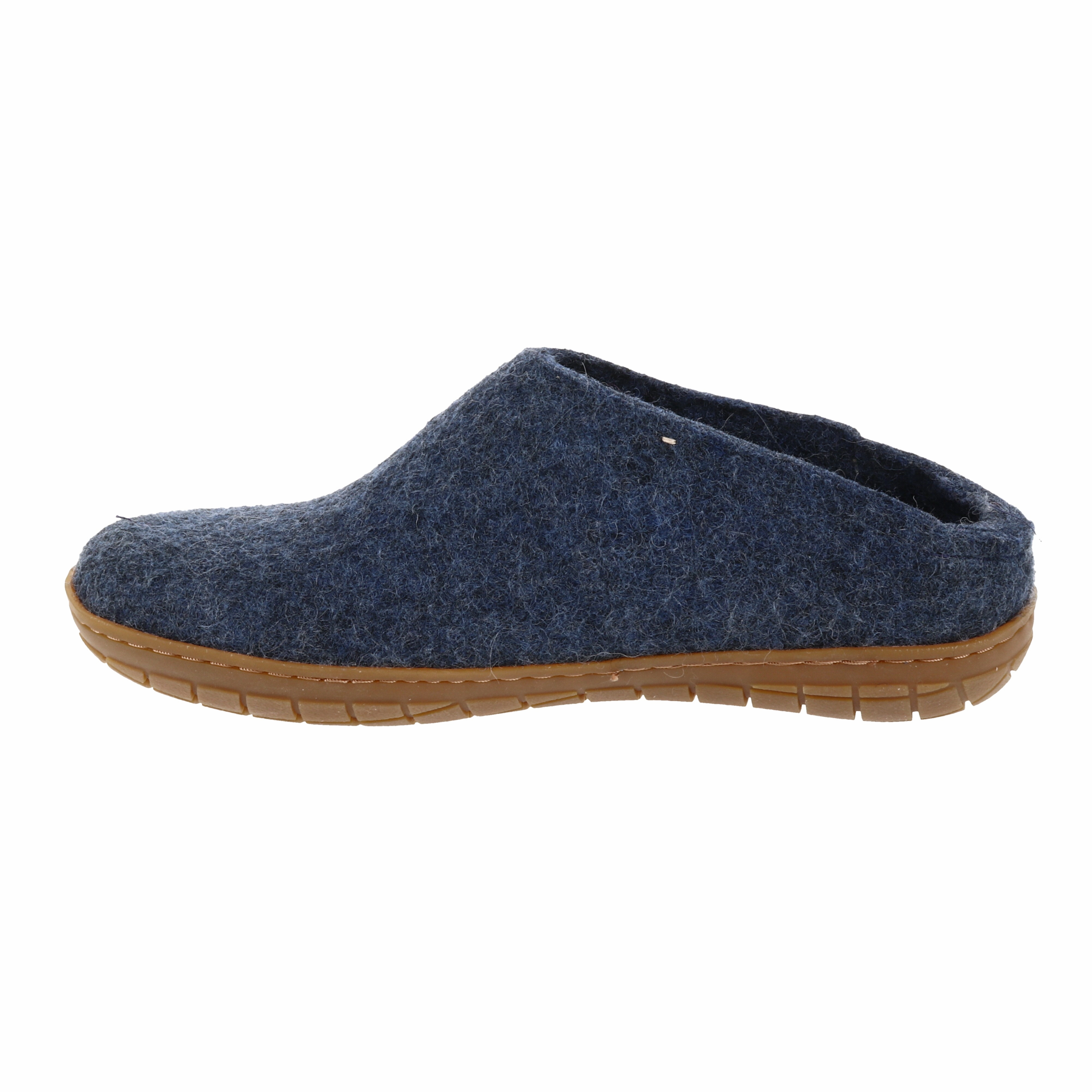 Adult Slip On Rubber Cozy Wool Slippers