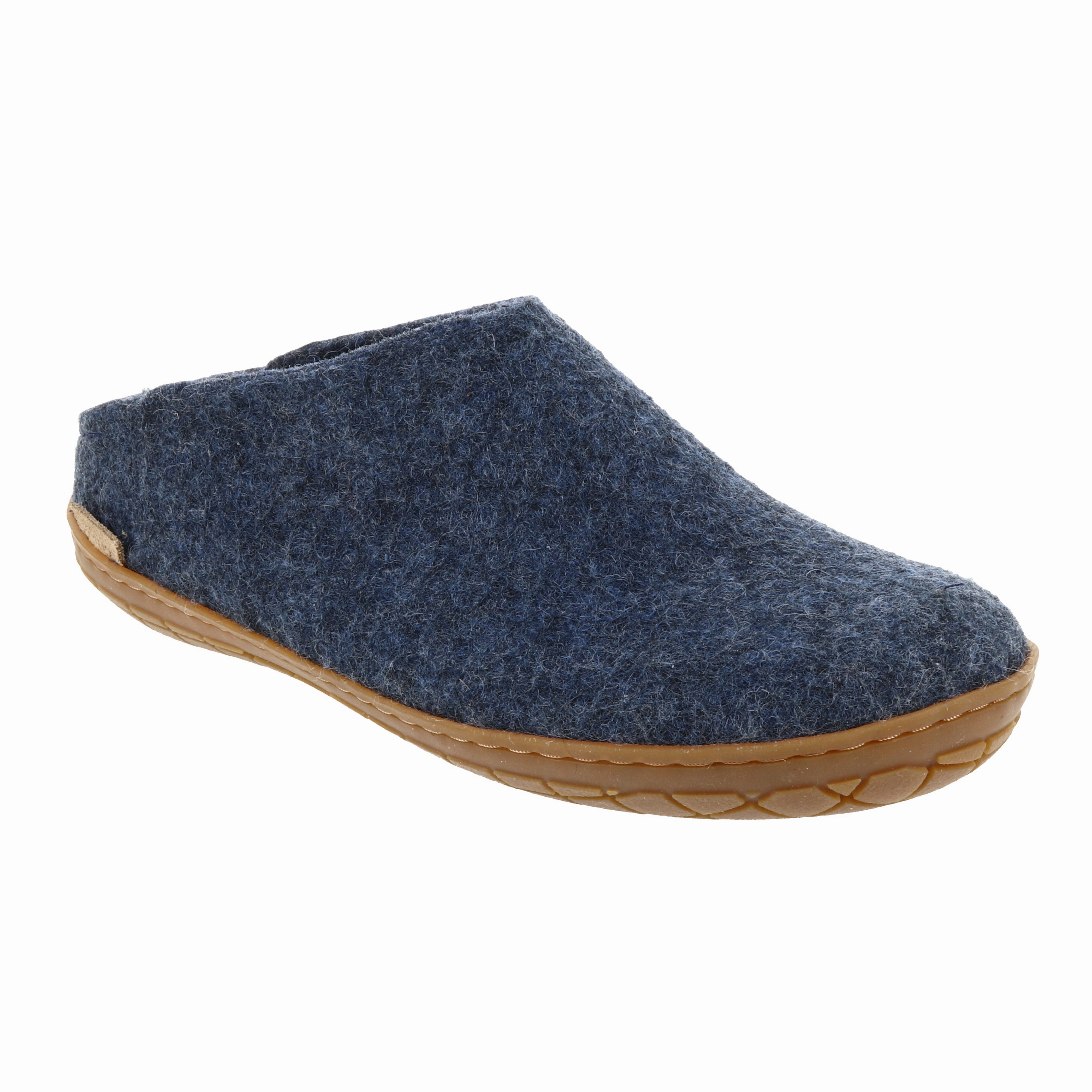 Adult Slip On Rubber Cozy Wool Slippers