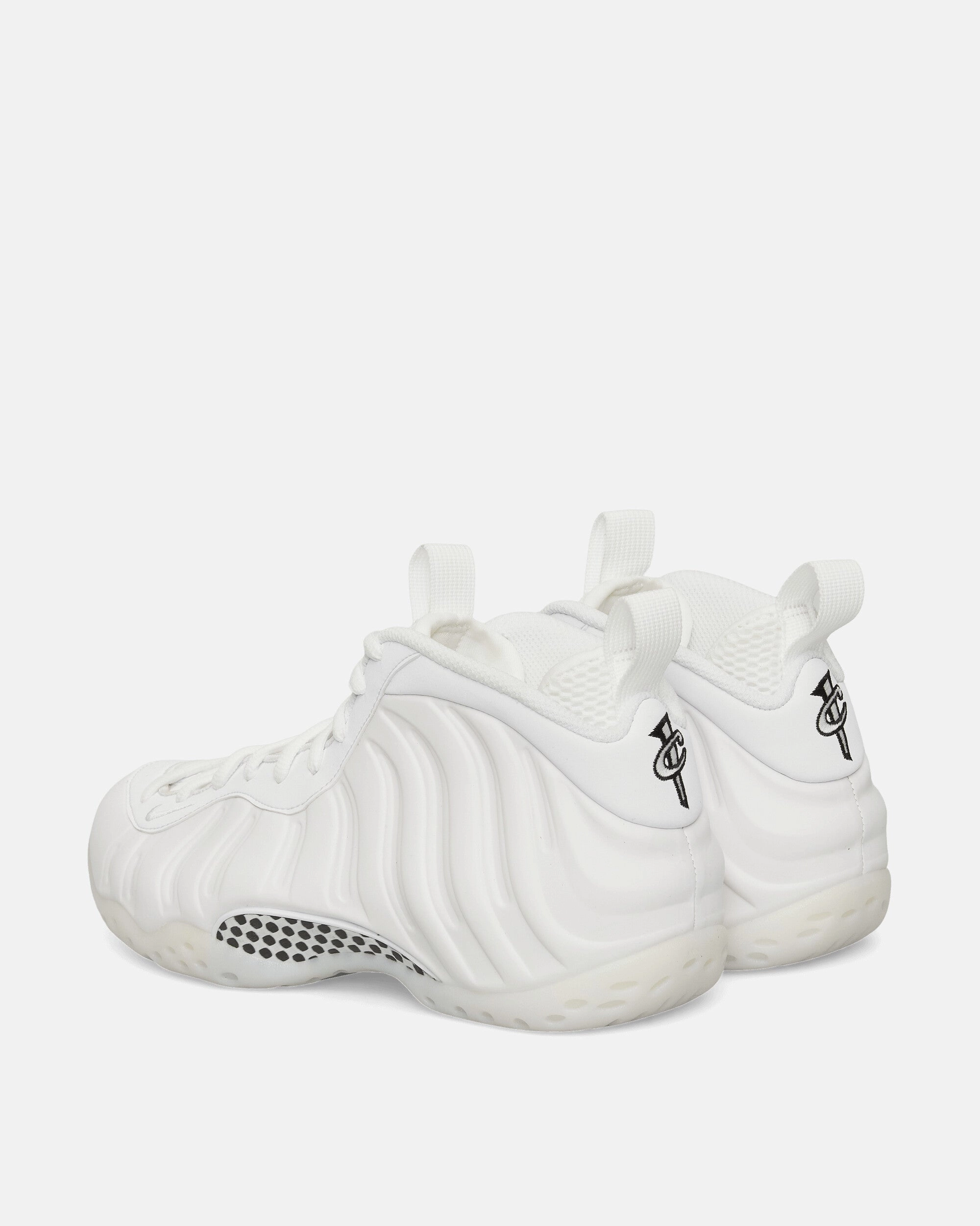 Air Foamposite One Sneakers Triple White Flexible Shoes