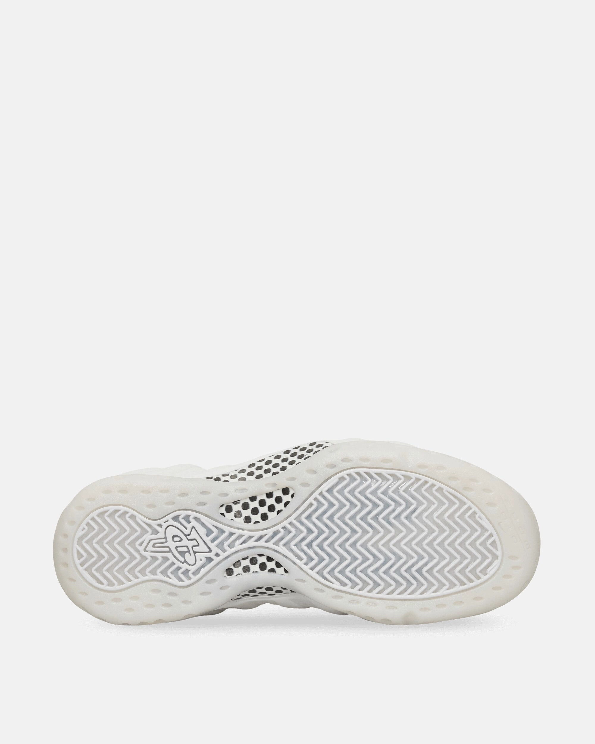 Air Foamposite One Sneakers Triple White Flexible Shoes