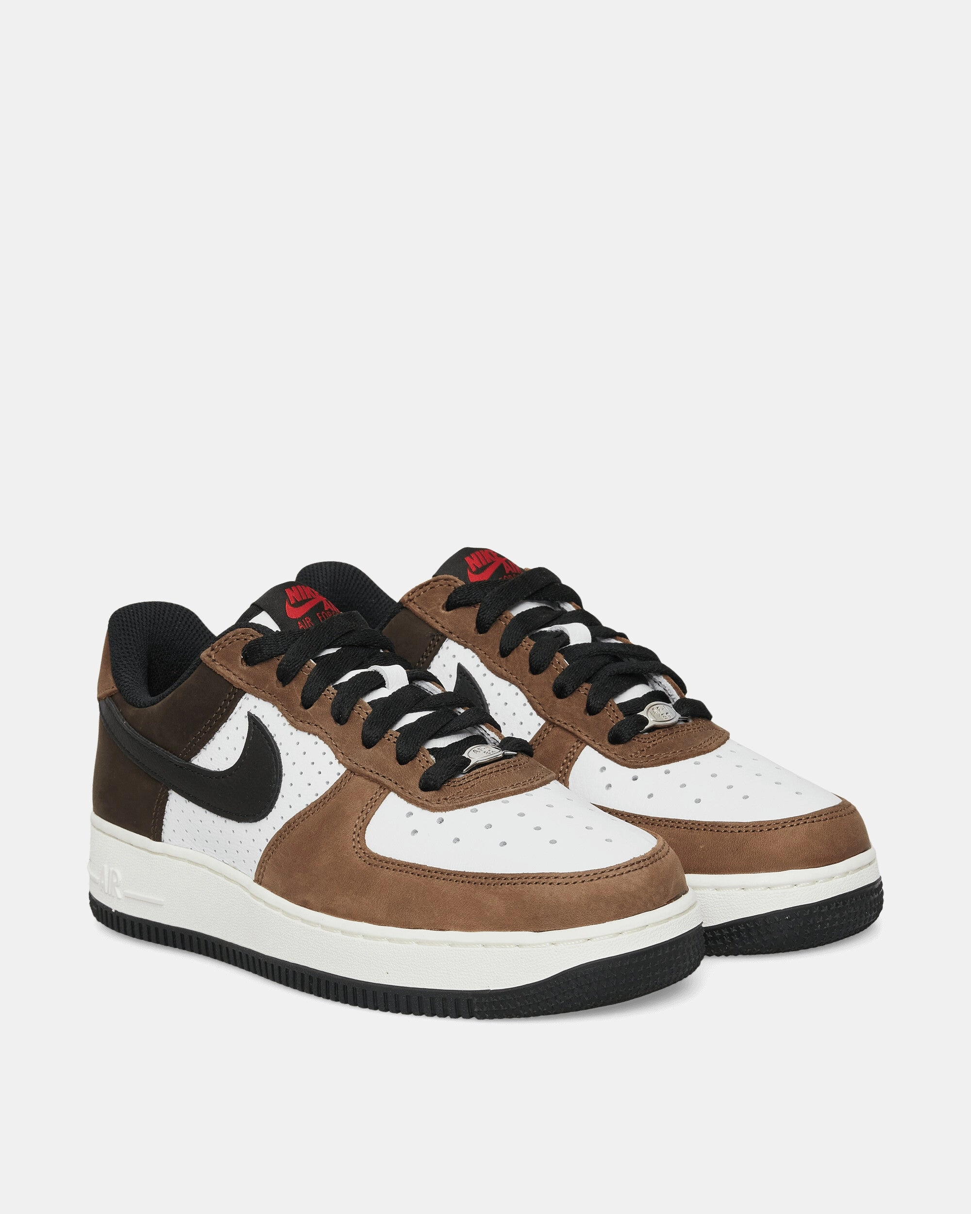 Air Force 1 Low Sneakers White / Black / Bison Flexible Shoes