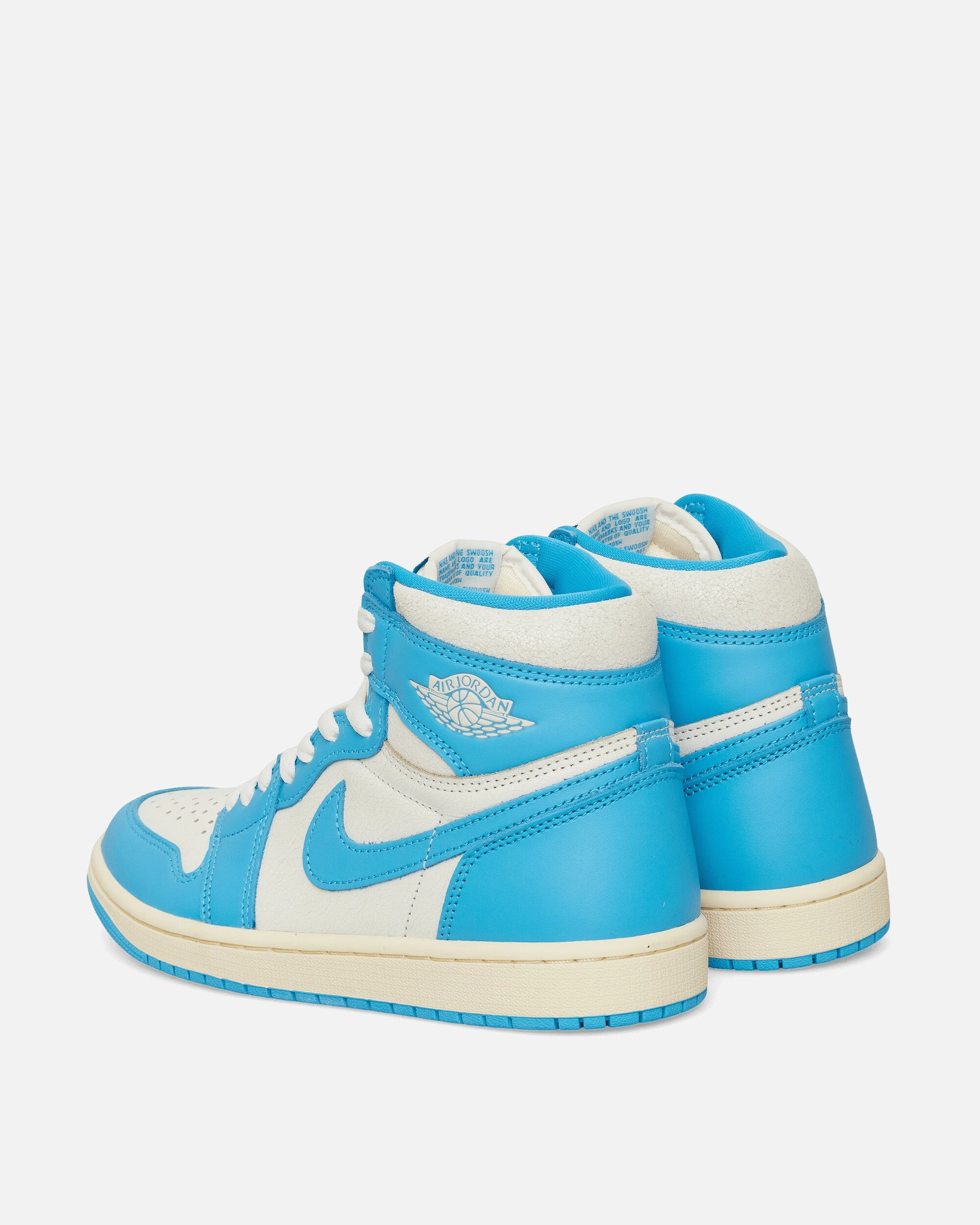 Air Jordan 1 High OG UNC Reimagined Sneakers Dark Powder Blue Stable Running