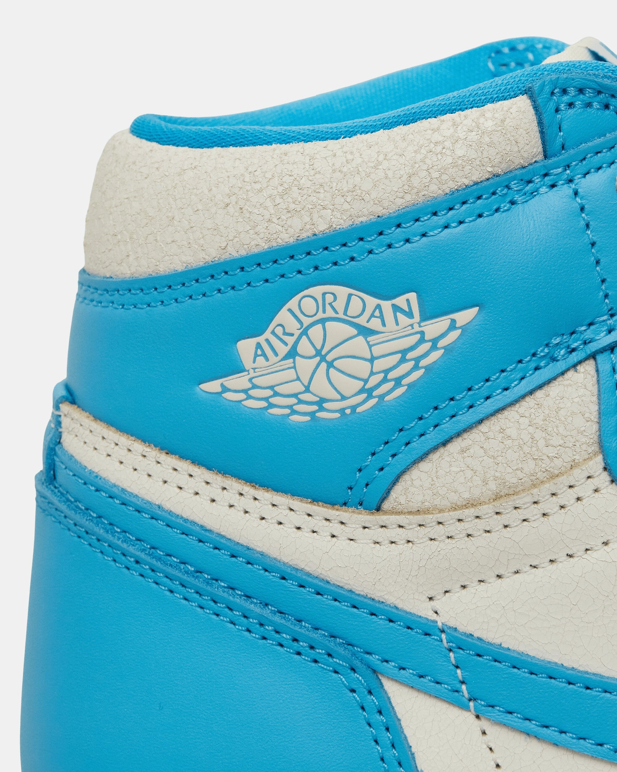 Air Jordan 1 High OG UNC Reimagined Sneakers Dark Powder Blue Stable Running