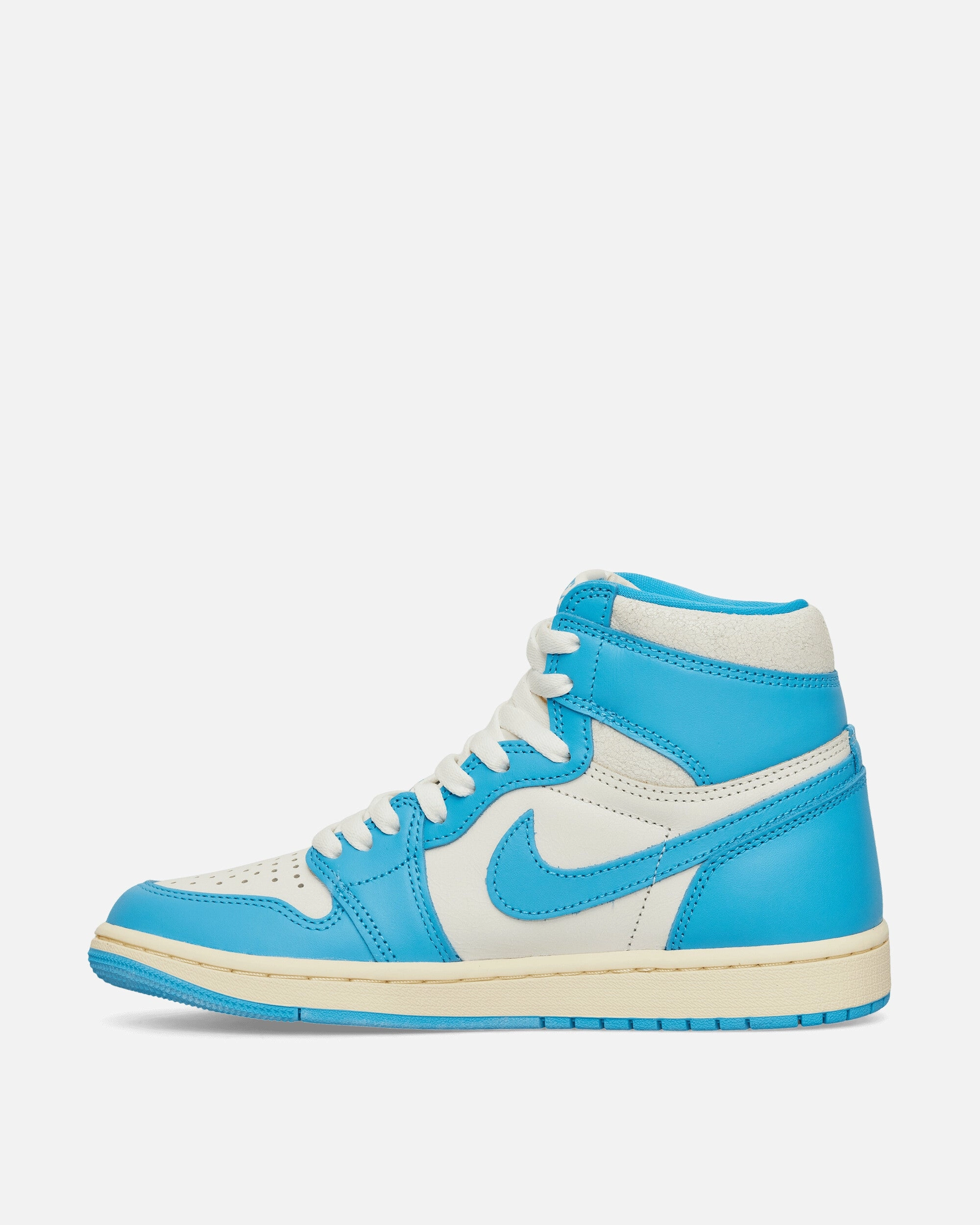 Air Jordan 1 High OG UNC Reimagined Sneakers Dark Powder Blue Stable Running