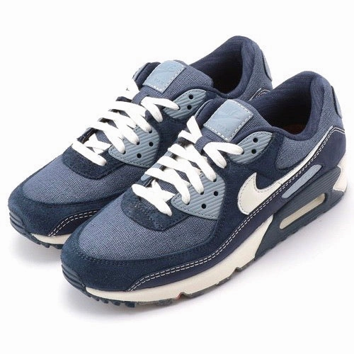 Air Max 90 Denim Cork Diffused Blue White Modern Sneakers