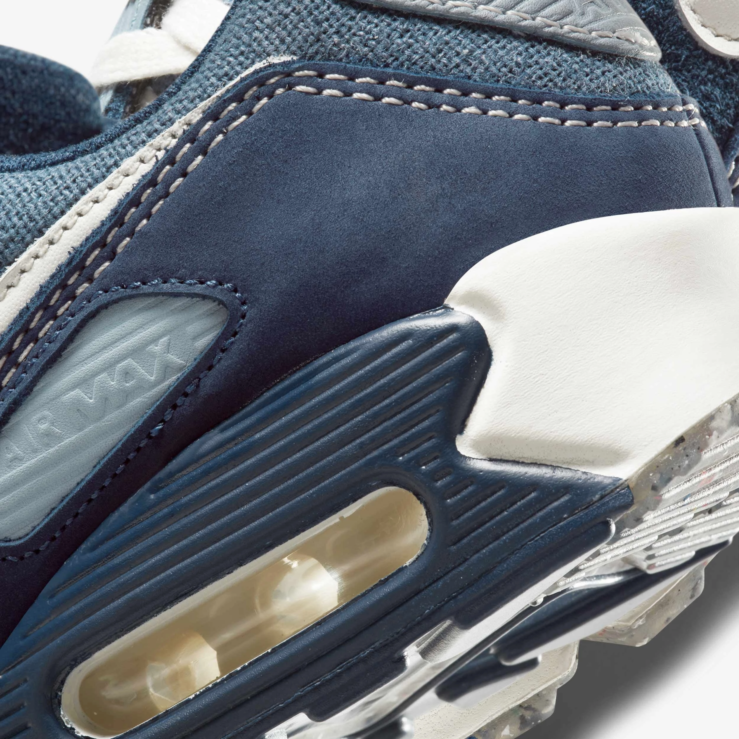 Air Max 90 Denim Cork Diffused Blue White Modern Sneakers