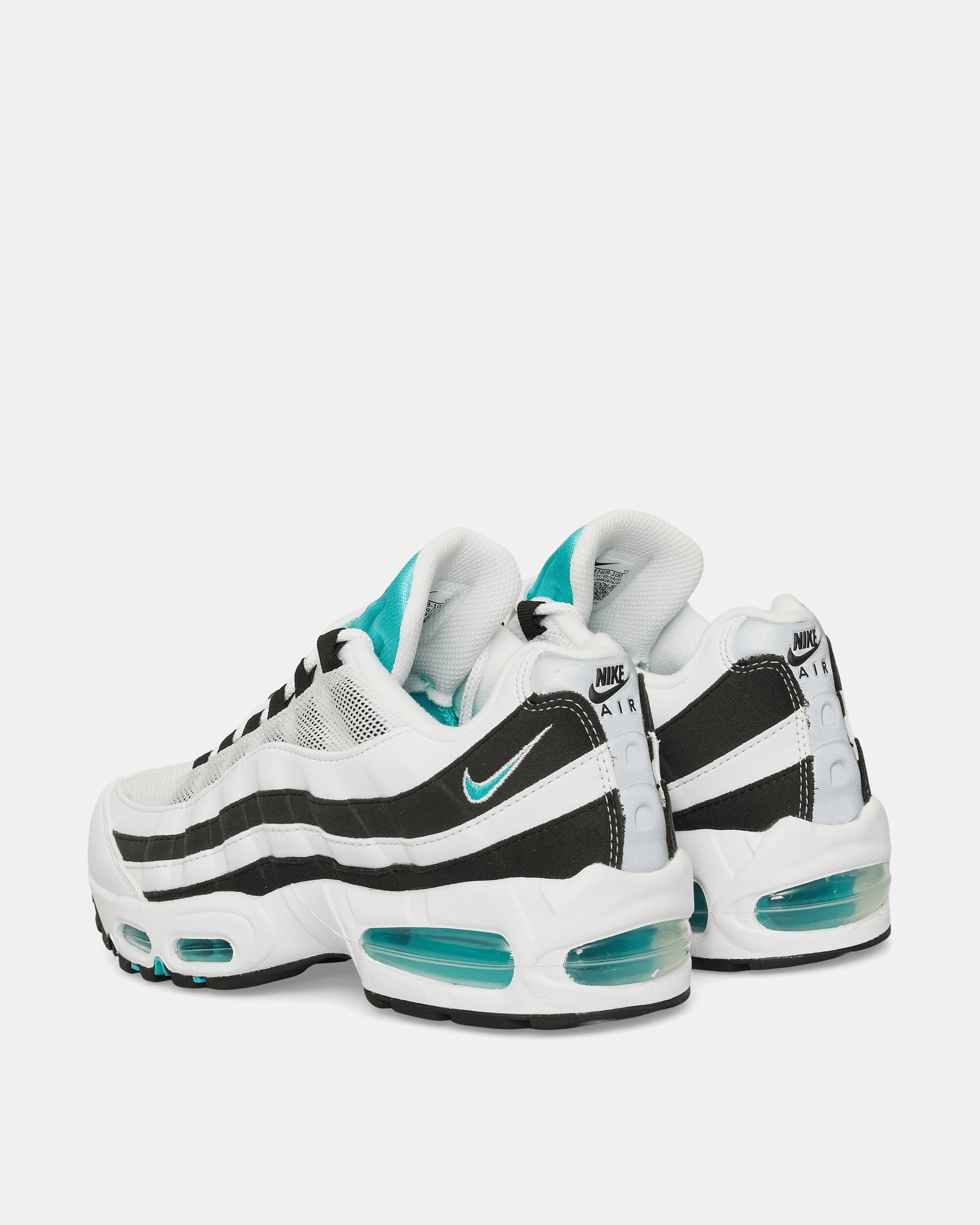 Air Max 95 OG Sneakers White / Hyper Jade / Black Flexible Shoes