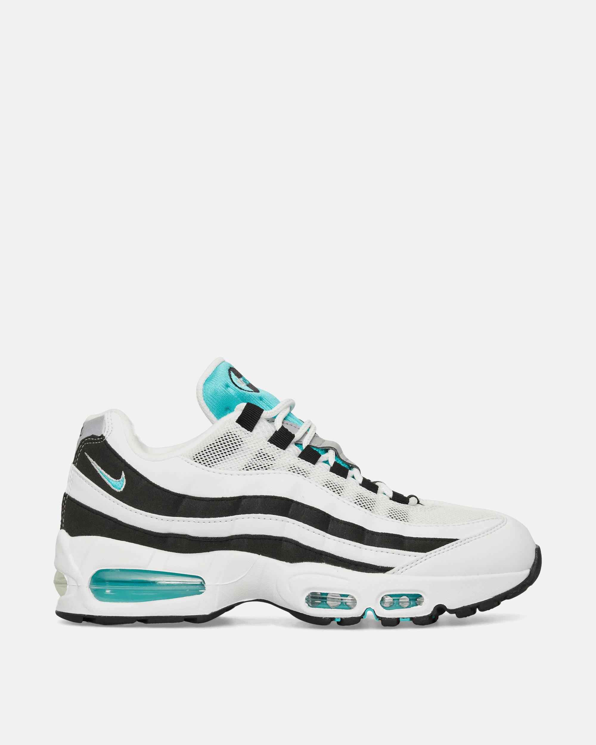 Air Max 95 OG Sneakers White / Hyper Jade / Black Nike breathable sports sneakers for comfort