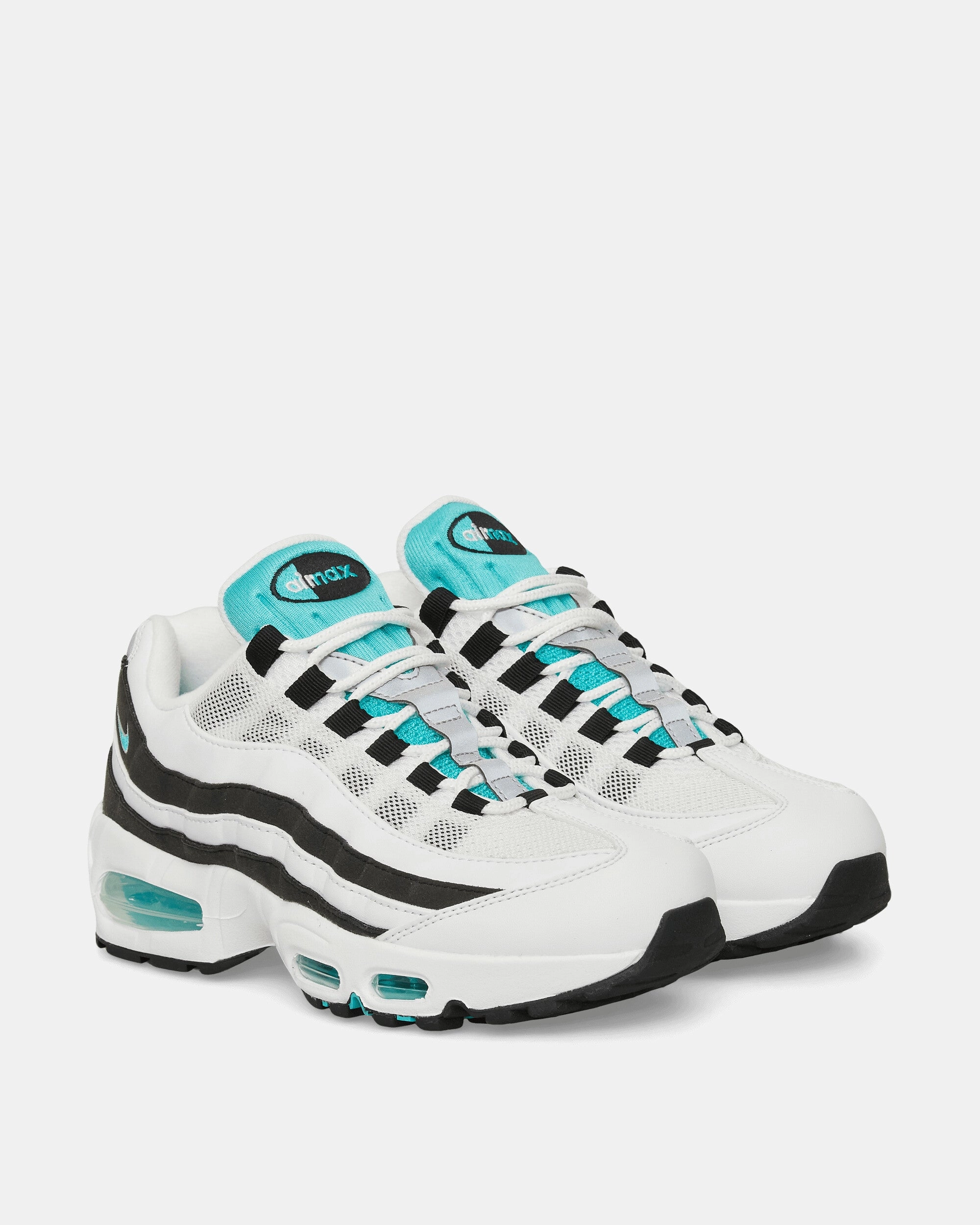 Air Max 95 OG Sneakers White / Hyper Jade / Black Flexible Shoes