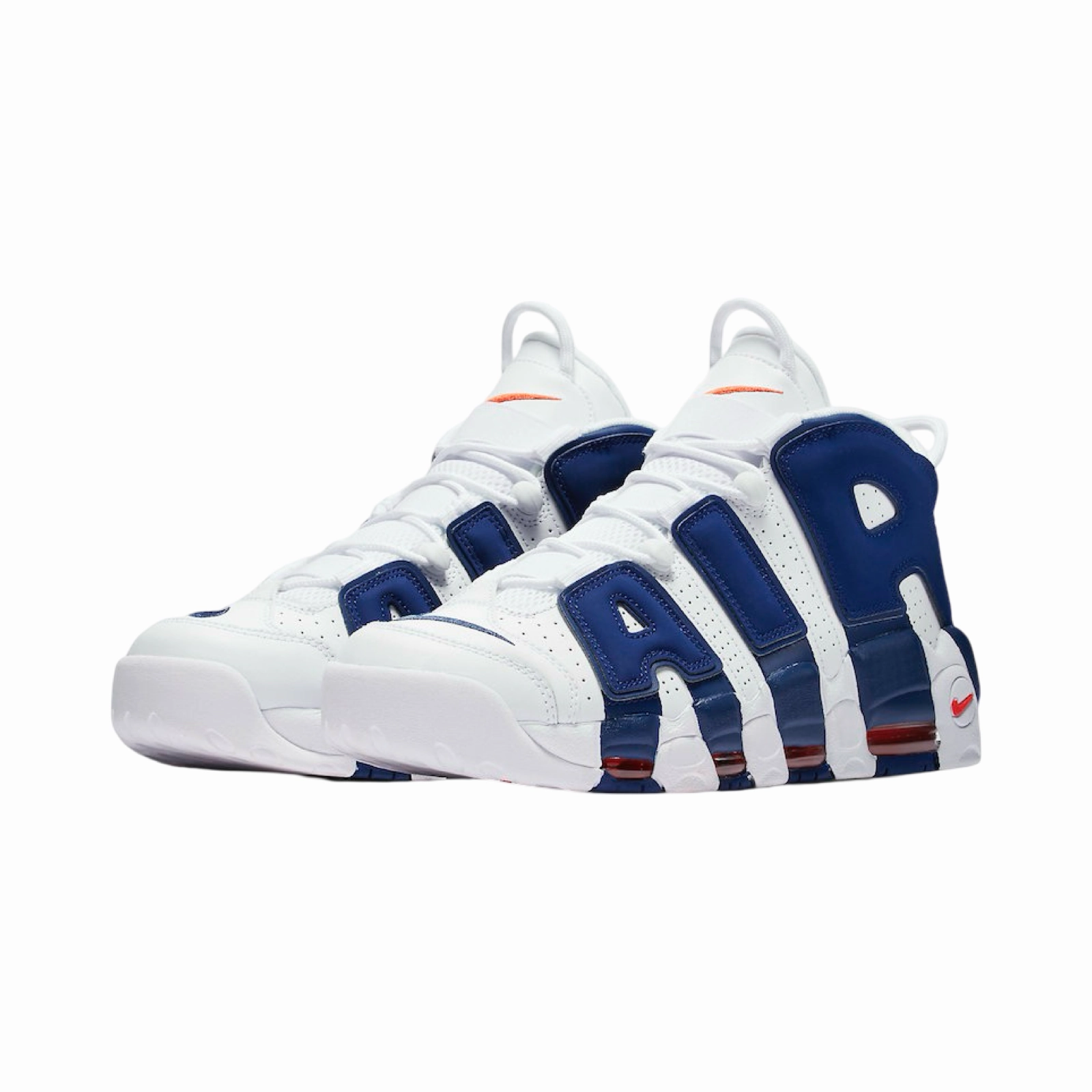 Air More Uptempo '96 'Knicks' White Deep Royal Blue White Deep Royal Blue Modern Sneakers