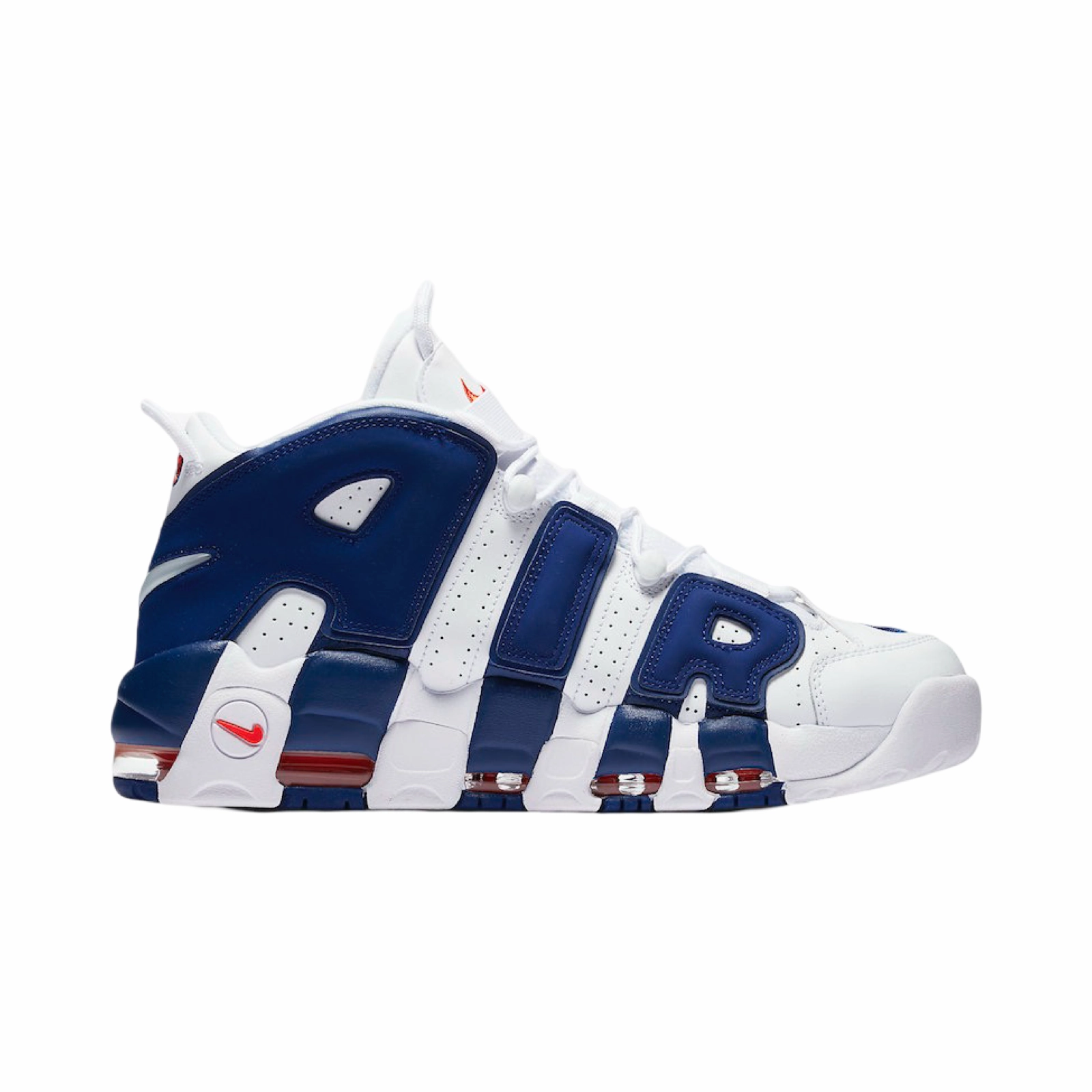 Air More Uptempo '96 'Knicks' White Deep Royal Blue White Deep Royal Blue Modern Sneakers