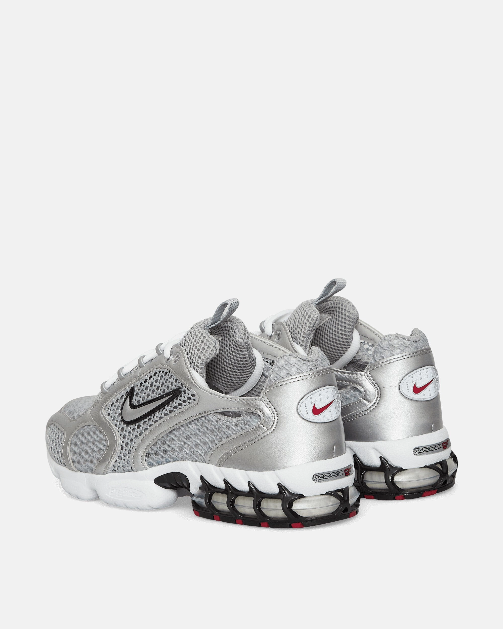 Air Zoom Spiridon Cage 2 Sneakers Light Smoke Grey / Metallic Silver Flexible Shoes