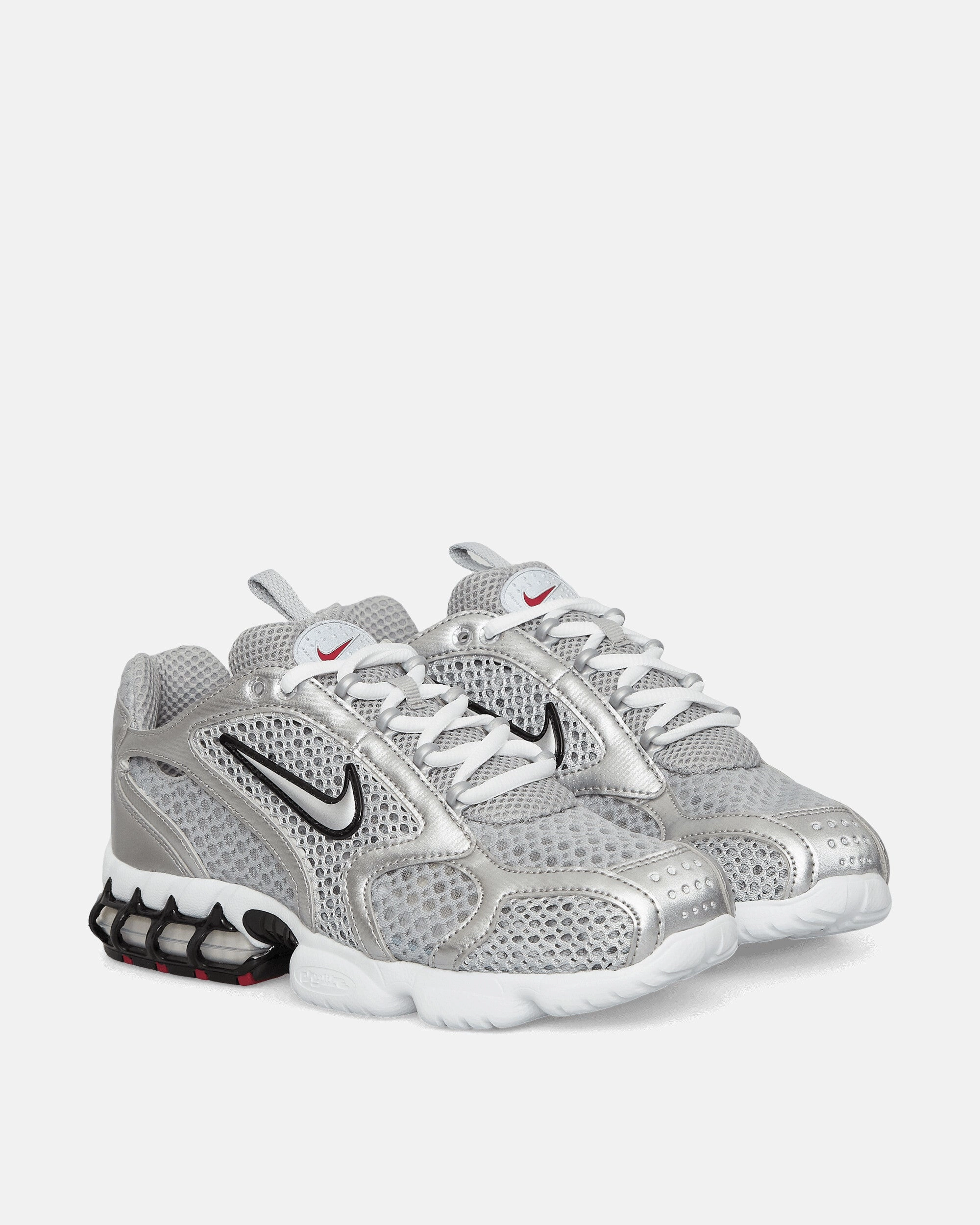 Air Zoom Spiridon Cage 2 Sneakers Light Smoke Grey / Metallic Silver Flexible Shoes