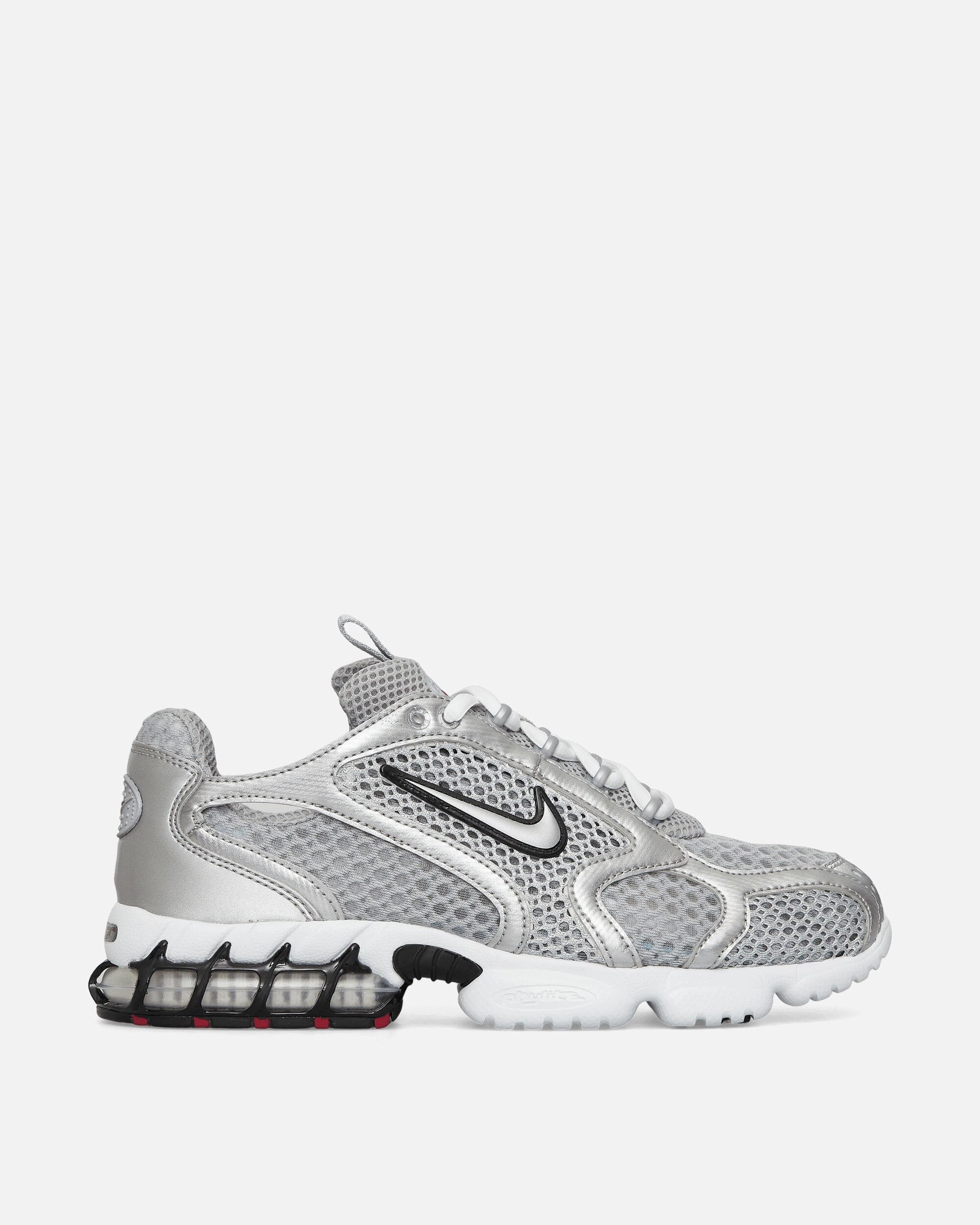 Air Zoom Spiridon Cage 2 Sneakers Light Smoke Grey / Metallic Silver Nike breathable sports sneakers for comfort