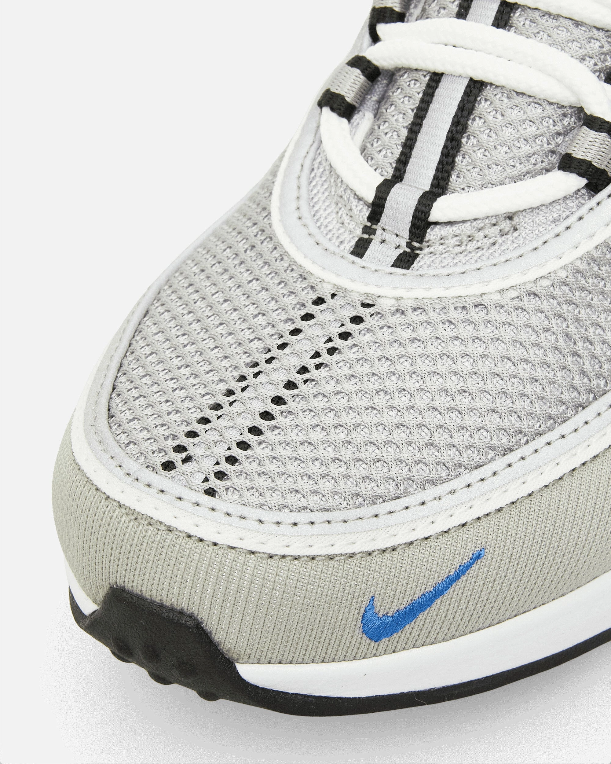Air Zoom Spiridon Sneakers Metallic Silver / Signal Blue Flexible Shoes