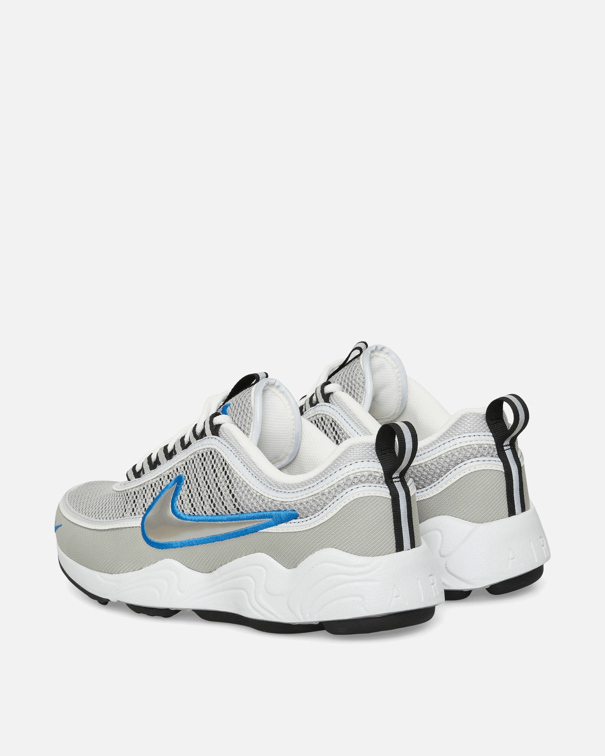 Air Zoom Spiridon Sneakers Metallic Silver / Signal Blue Flexible Shoes